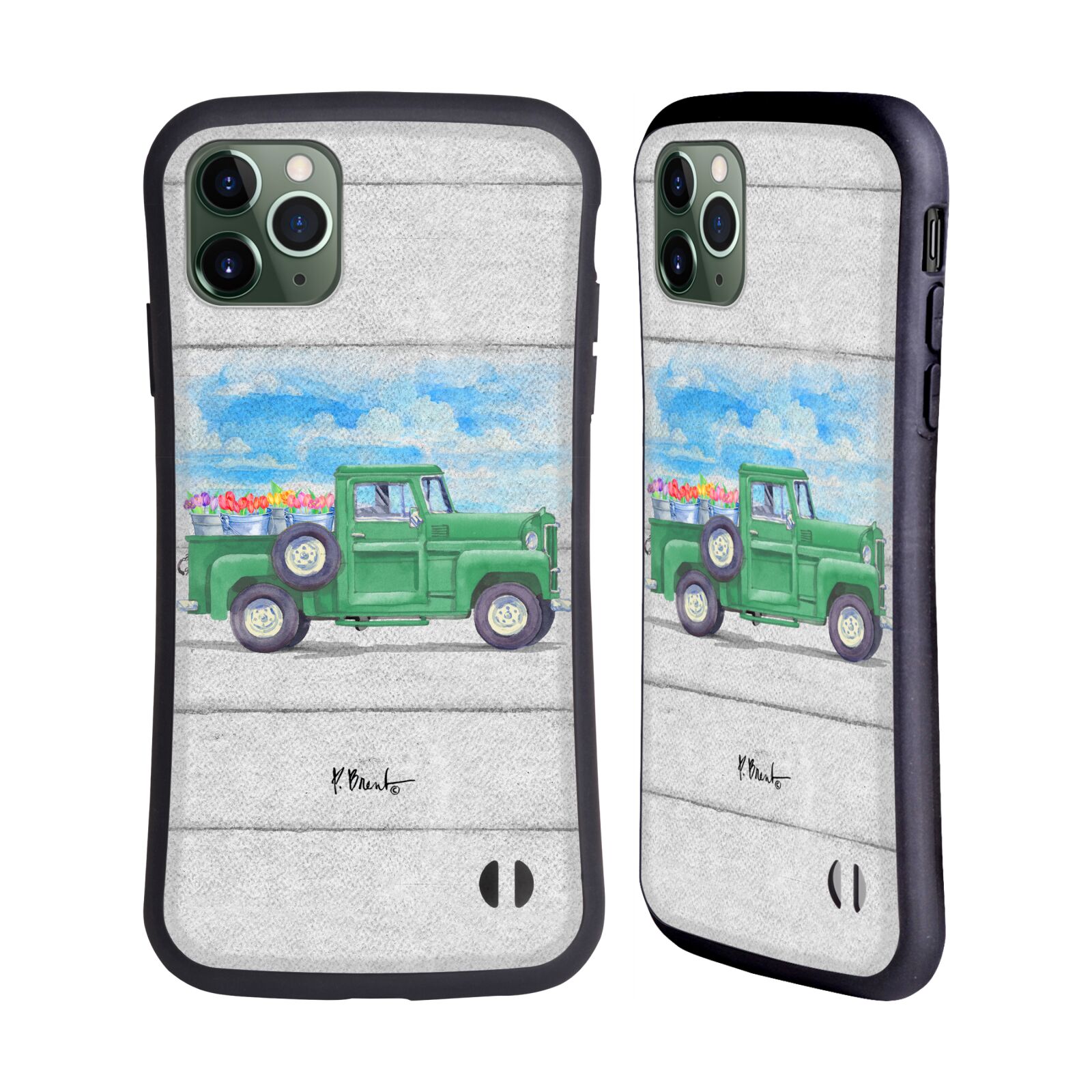 OFFICIAL PAUL BRENT FLOWER TRUCK HYBRID CASE FOR APPLE iPHONES PHONES - Picture 11 of 11