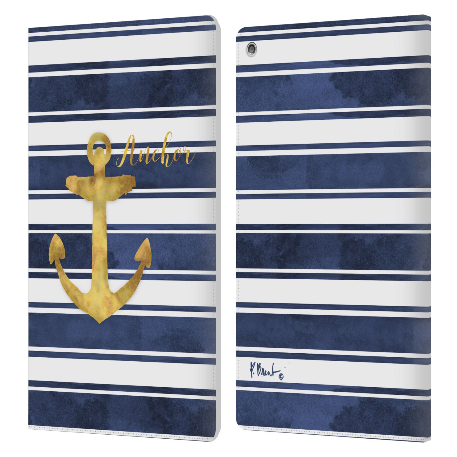 OFFICIAL PAUL BRENT NAUTICAL LEATHER BOOK WALLET CASE COVER FOR AMAZON FIRE - Picture 7 of 16