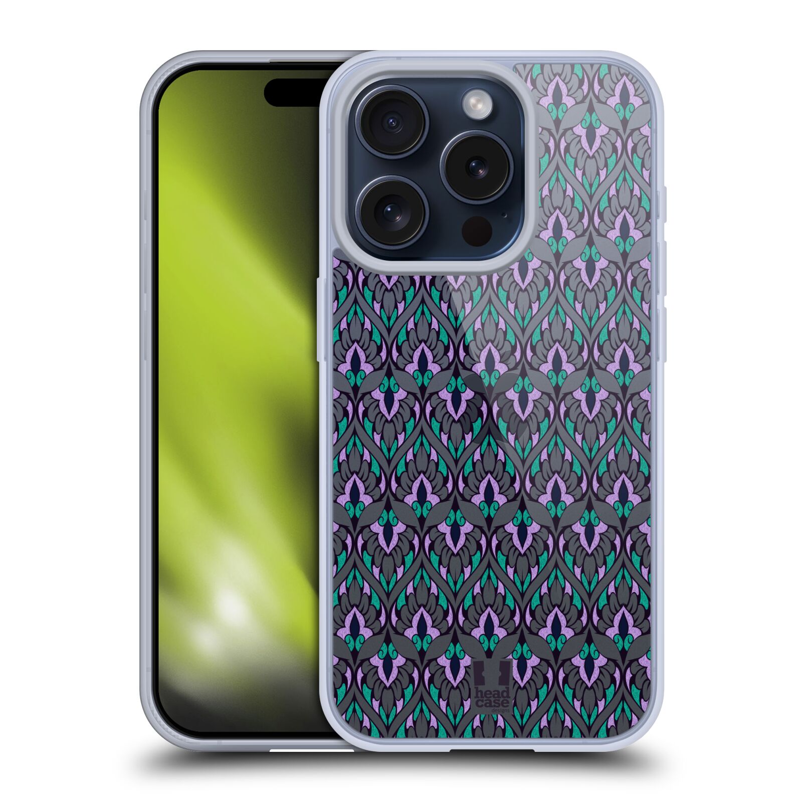 FUNDA HEAD CASE DESIGNS COLECCIÓN PAVO REAL GEL SUAVE PARA TELÉFONOS iPHONE DE APPLE - Imagen 8 de 10