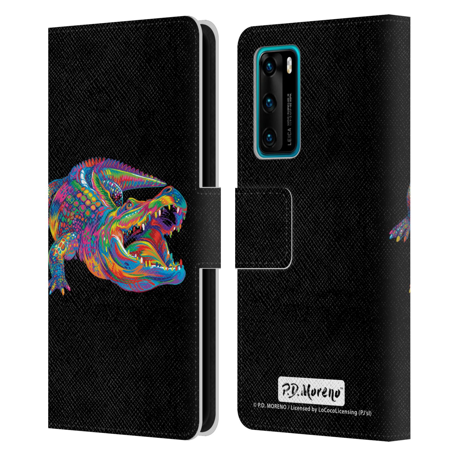 OFFICIAL P.D. MORENO ANIMALS LEATHER BOOK WALLET CASE COVER FOR HUAWEI PHONES 4 - Picture 7 of 7
