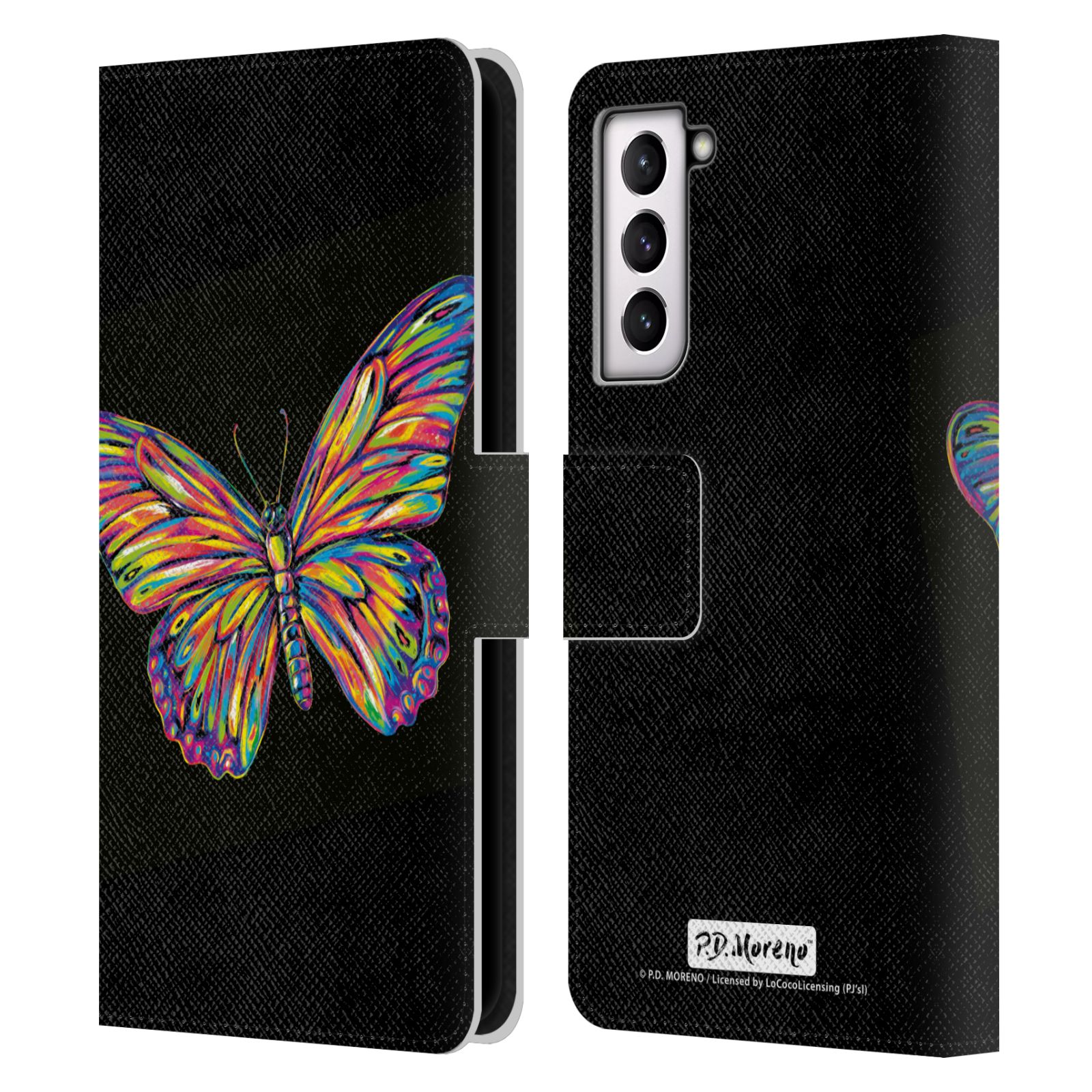 P.D. MORENO ASSORTED DESIGN LEATHER BOOK WALLET CASE COVER FOR SAMSUNG PHONES 4 - Picture 9 of 22