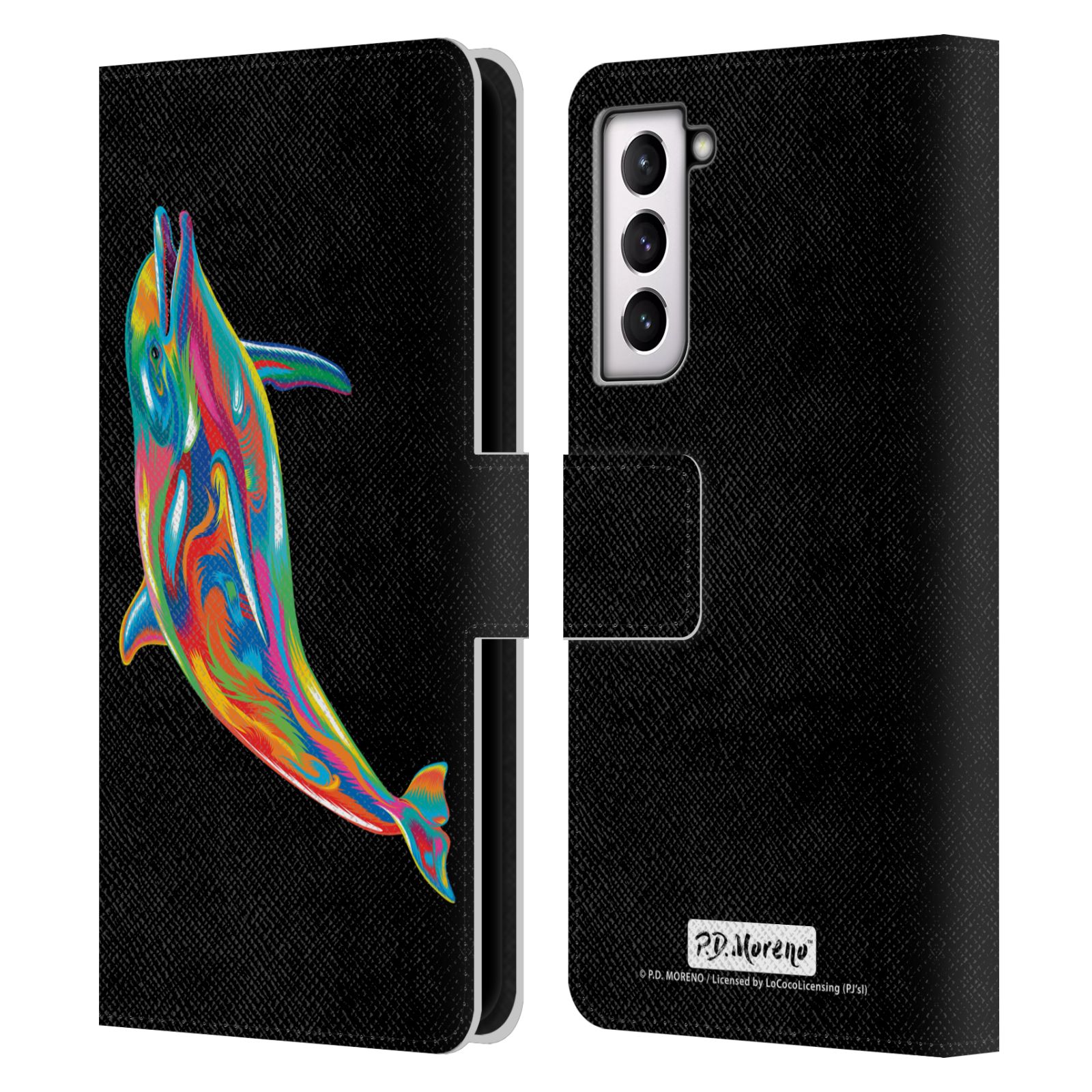 P.D. MORENO ASSORTED DESIGN LEATHER BOOK WALLET CASE COVER FOR SAMSUNG PHONES 4 - Picture 10 of 22