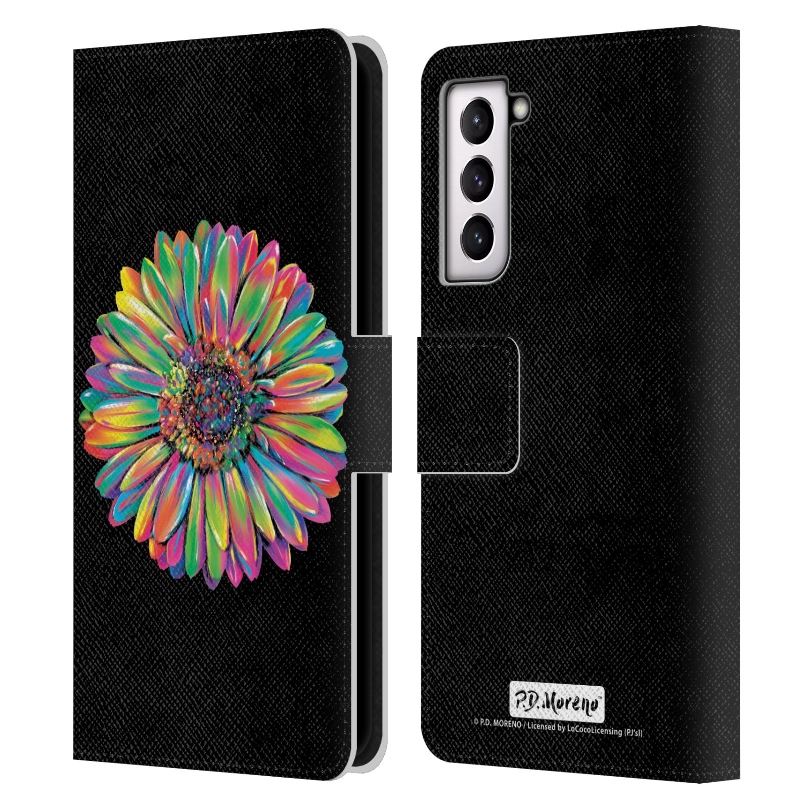 P.D. MORENO ASSORTED DESIGN LEATHER BOOK WALLET CASE COVER FOR SAMSUNG PHONES 4 - Picture 11 of 22