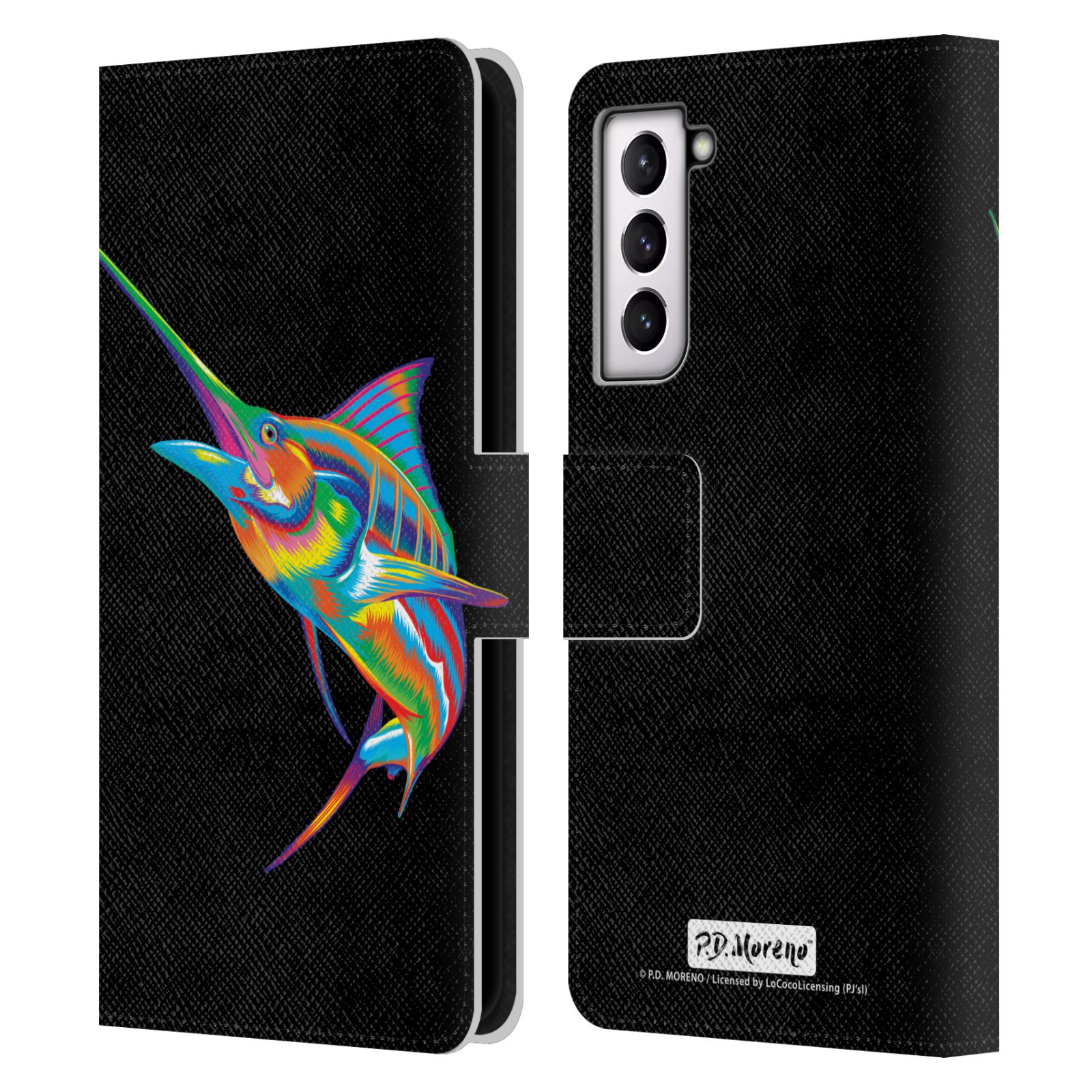P.D. MORENO ASSORTED DESIGN LEATHER BOOK WALLET CASE COVER FOR SAMSUNG PHONES 4 - Picture 14 of 22