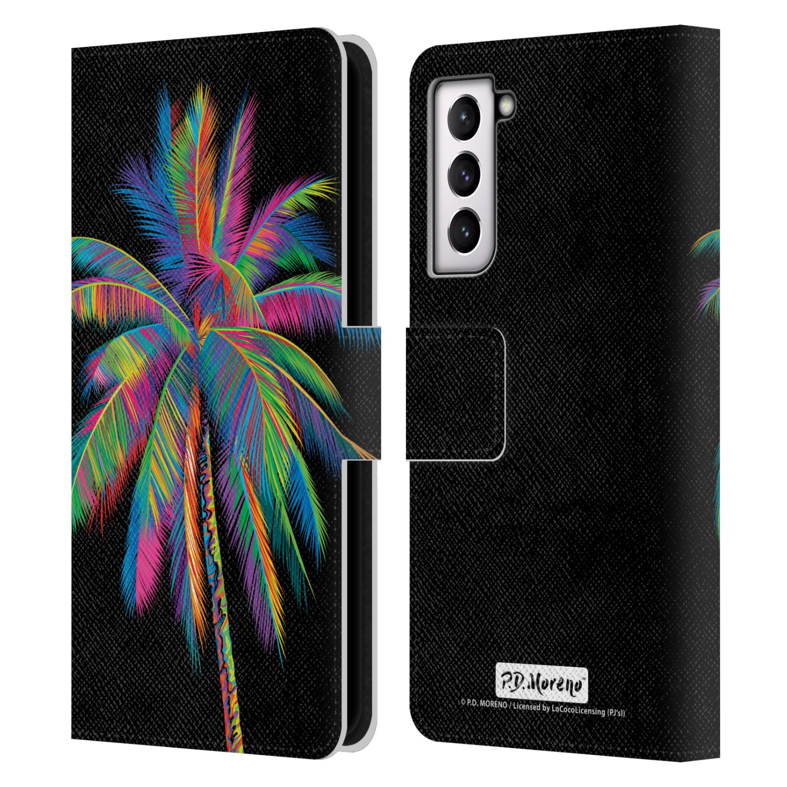 P.D. MORENO ASSORTED DESIGN LEATHER BOOK WALLET CASE COVER FOR SAMSUNG PHONES 4 - Picture 15 of 22