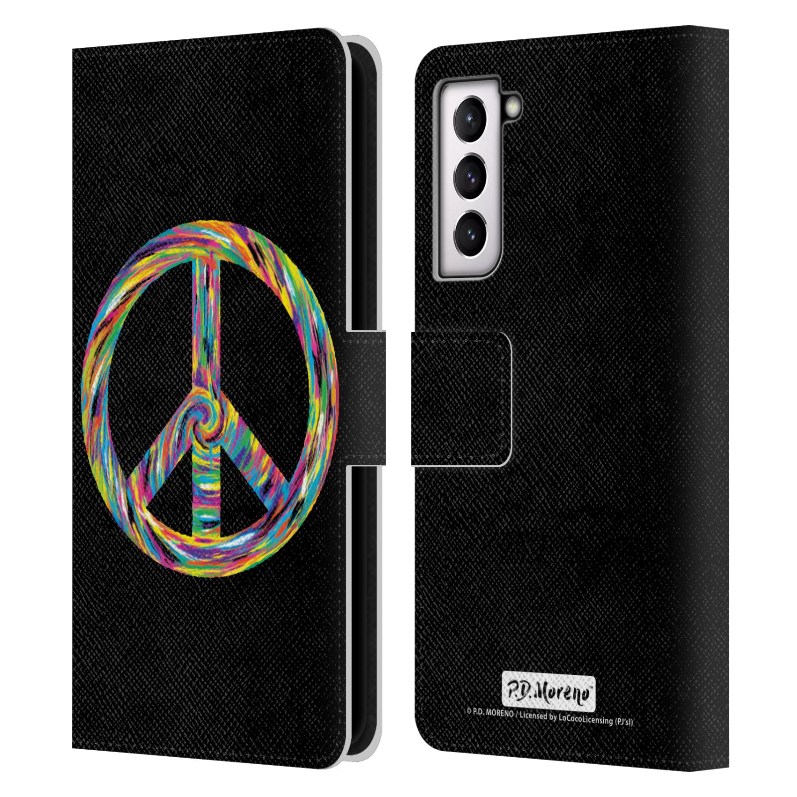 P.D. MORENO ASSORTED DESIGN LEATHER BOOK WALLET CASE COVER FOR SAMSUNG PHONES 4 - Picture 16 of 22