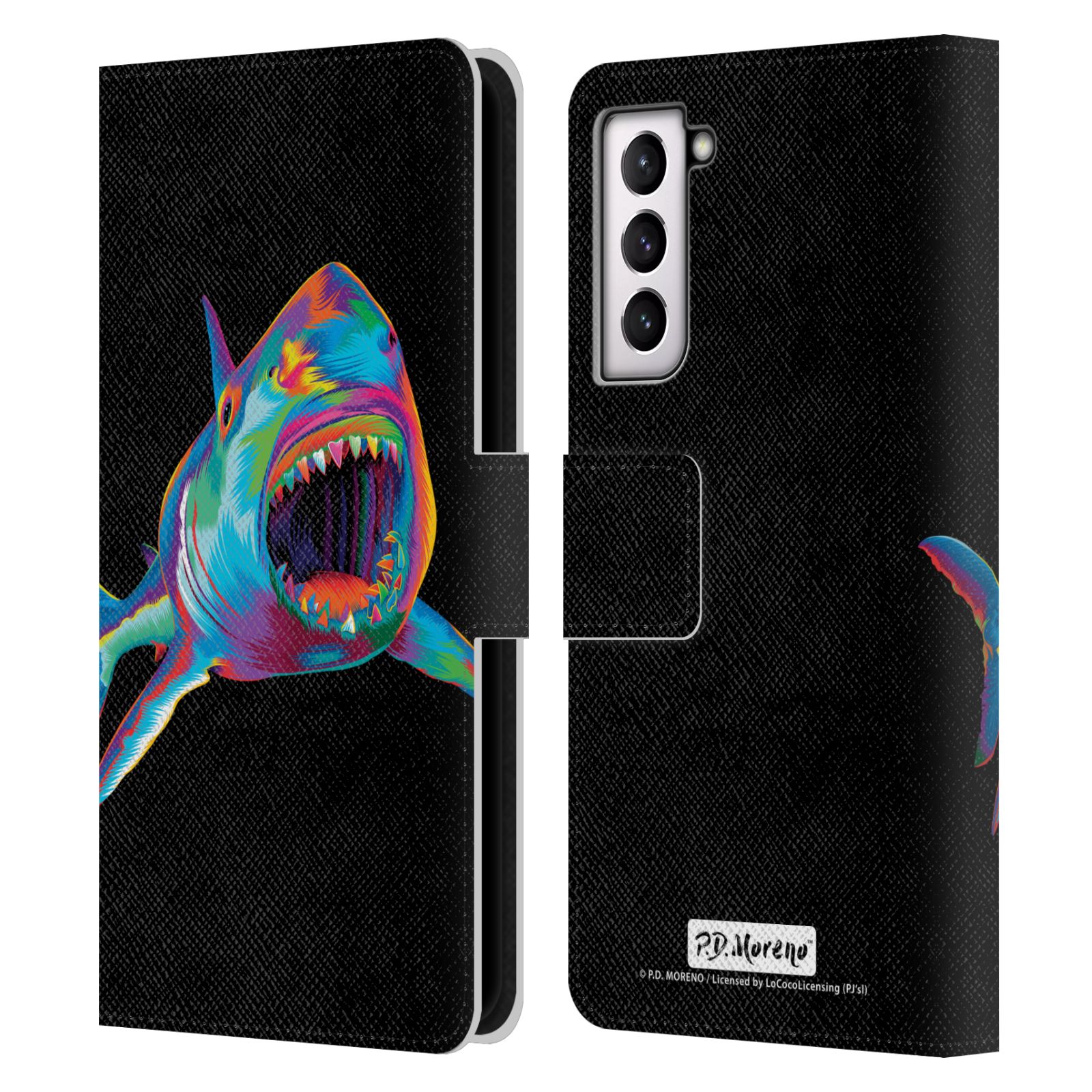 P.D. MORENO ASSORTED DESIGN LEATHER BOOK WALLET CASE COVER FOR SAMSUNG PHONES 4 - Picture 18 of 22