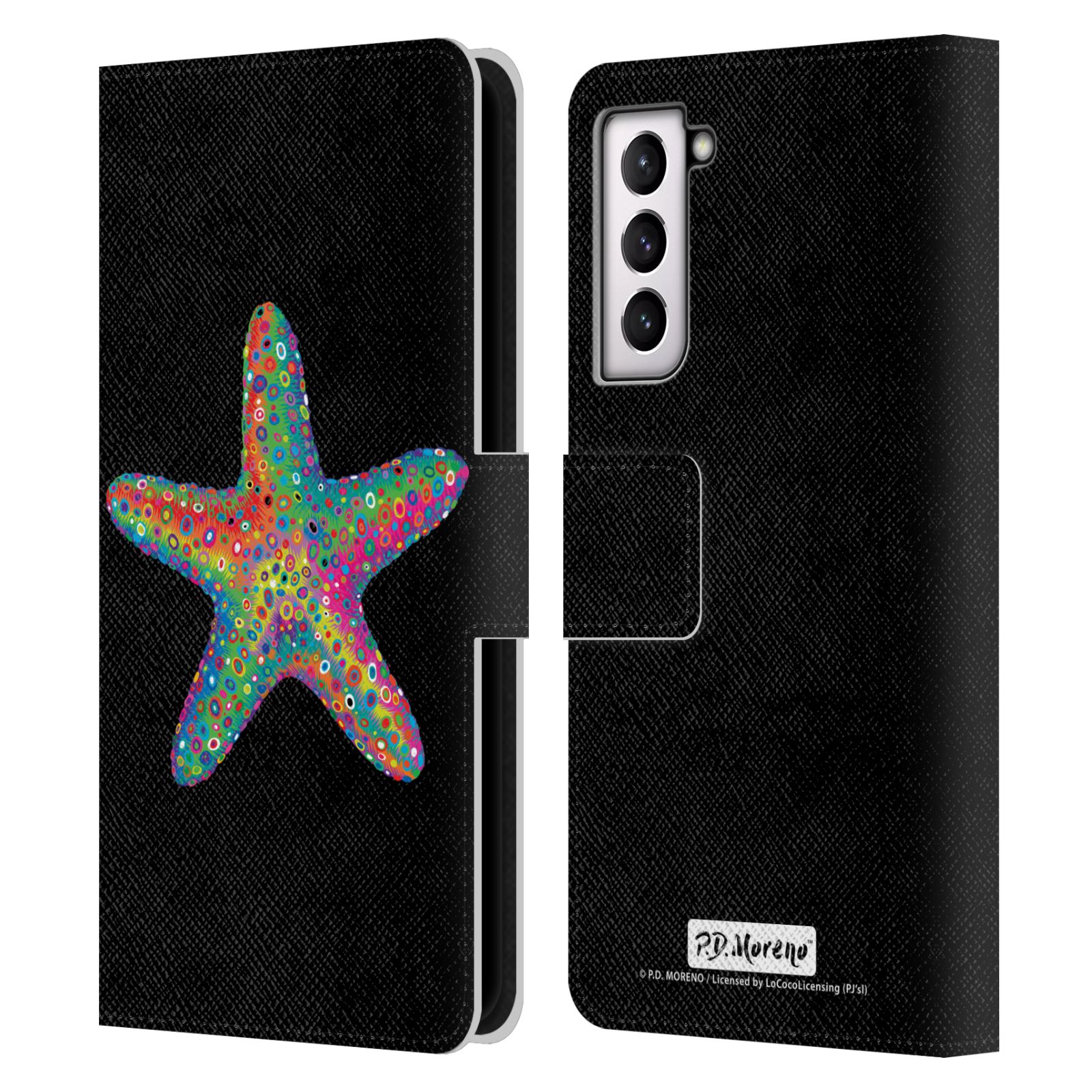 P.D. MORENO ASSORTED DESIGN LEATHER BOOK WALLET CASE COVER FOR SAMSUNG PHONES 4 - Picture 19 of 22