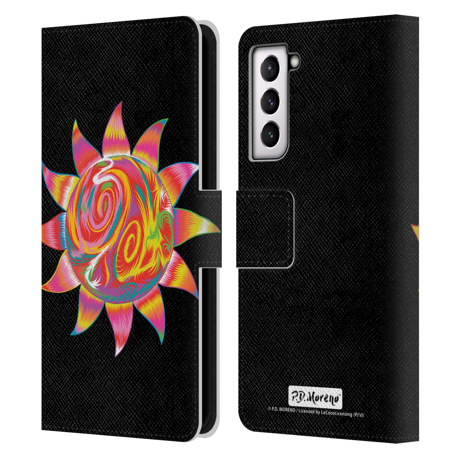 P.D. MORENO ASSORTED DESIGN LEATHER BOOK WALLET CASE COVER FOR SAMSUNG PHONES 4 - Picture 20 of 22