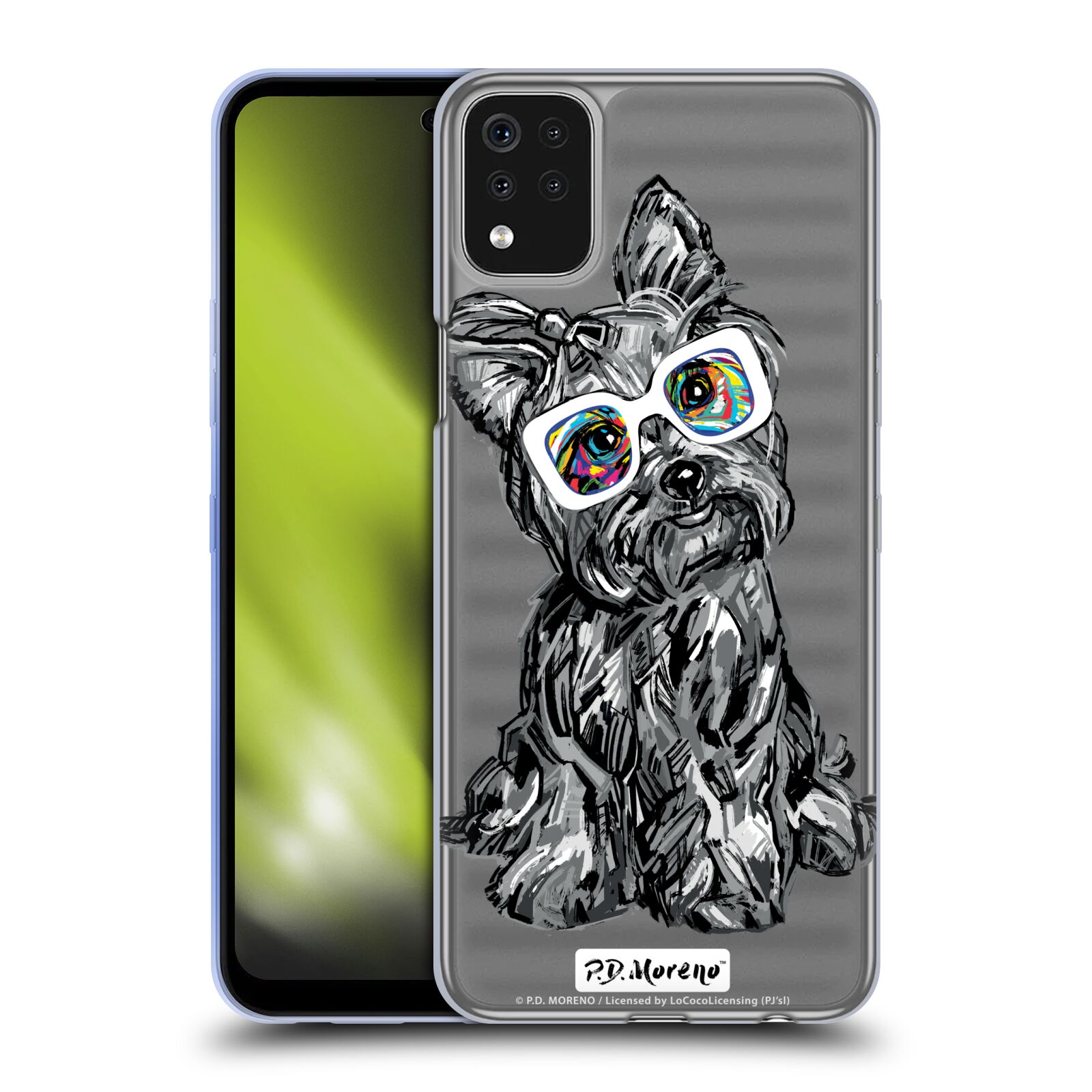 OFFICIAL P.D. MORENO BLACK AND WHITE DOGS SOFT GEL CASE FOR LG PHONES 1 - Picture 8 of 8