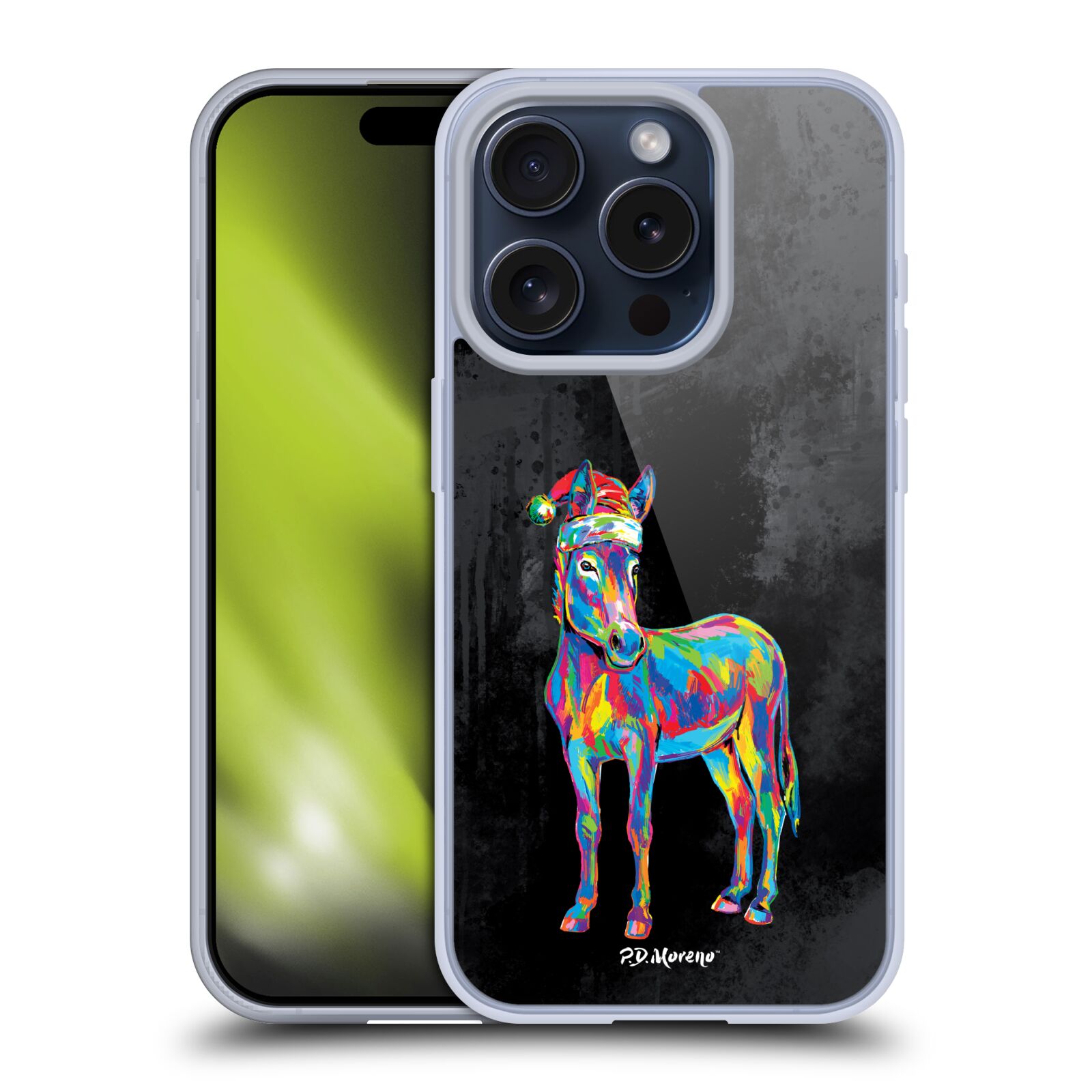 P.D. MORENO CHRISTMAS ANIMAL POP COLORS SOFT GEL CASE FOR APPLE iPHONE PHONES - Picture 8 of 15