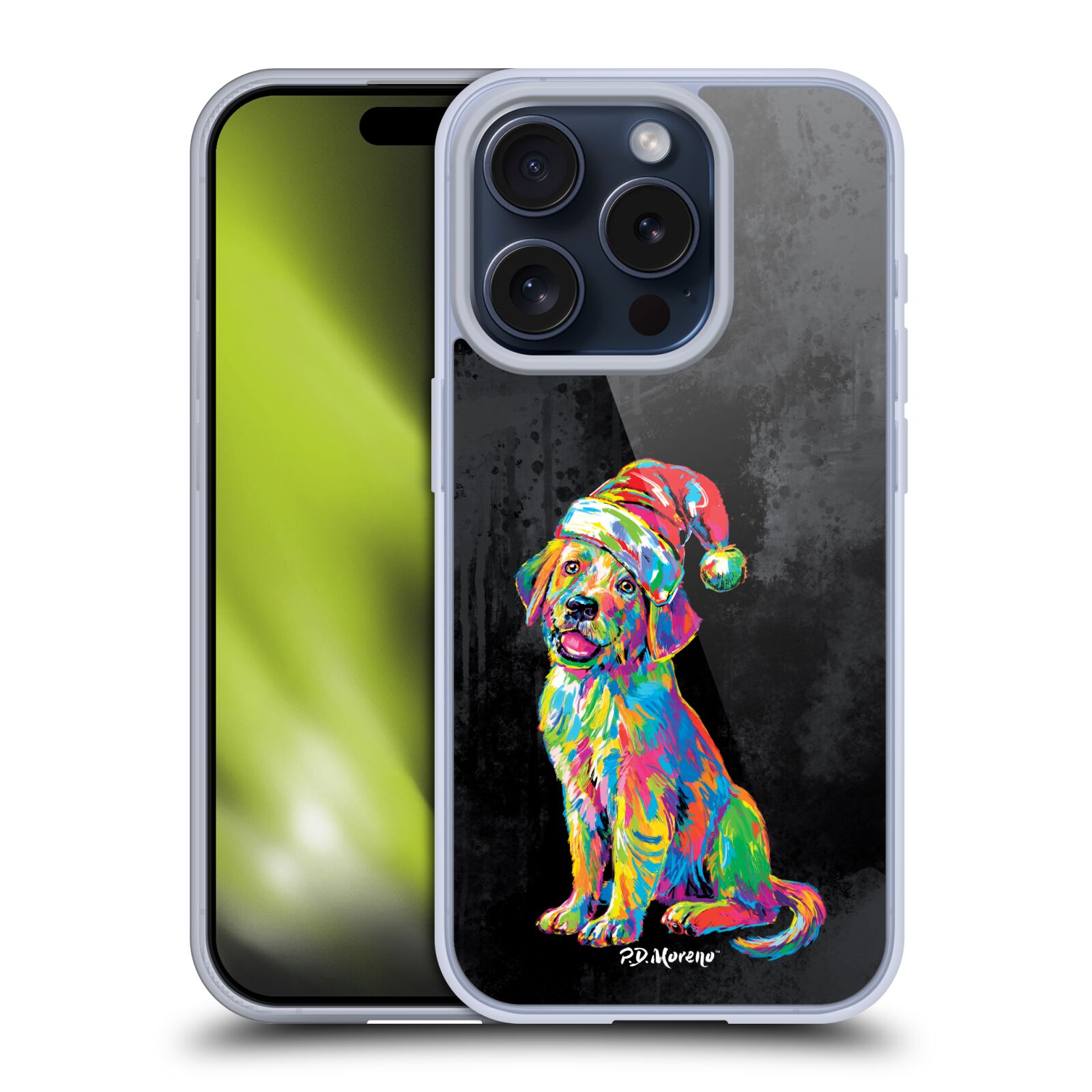P.D. MORENO CHRISTMAS ANIMAL POP COLORS SOFT GEL CASE FOR APPLE iPHONE PHONES - Picture 9 of 15