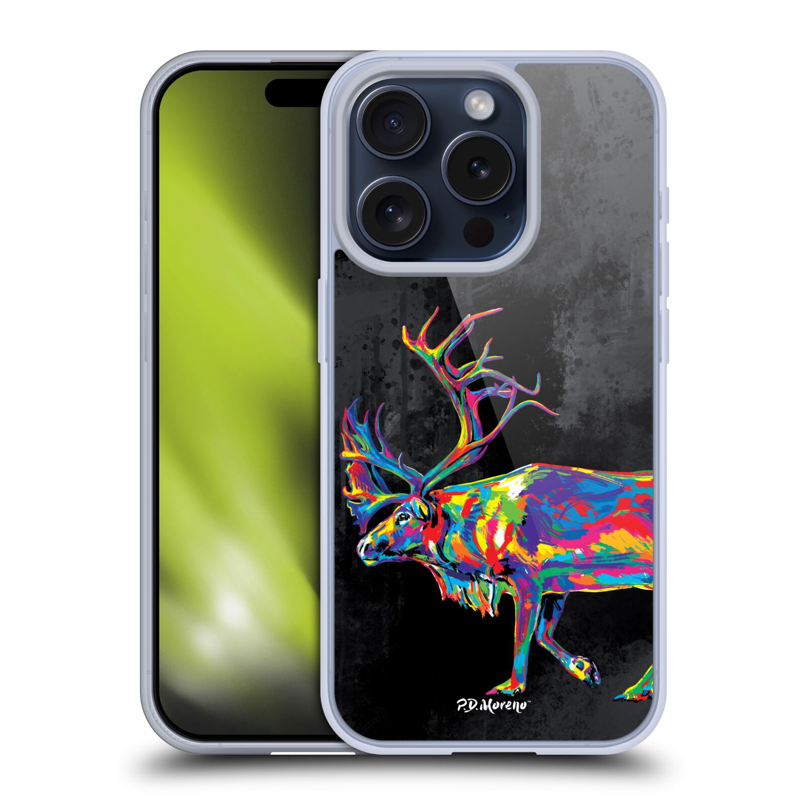 P.D. MORENO CHRISTMAS ANIMAL POP COLORS SOFT GEL CASE FOR APPLE iPHONE PHONES - Picture 12 of 15