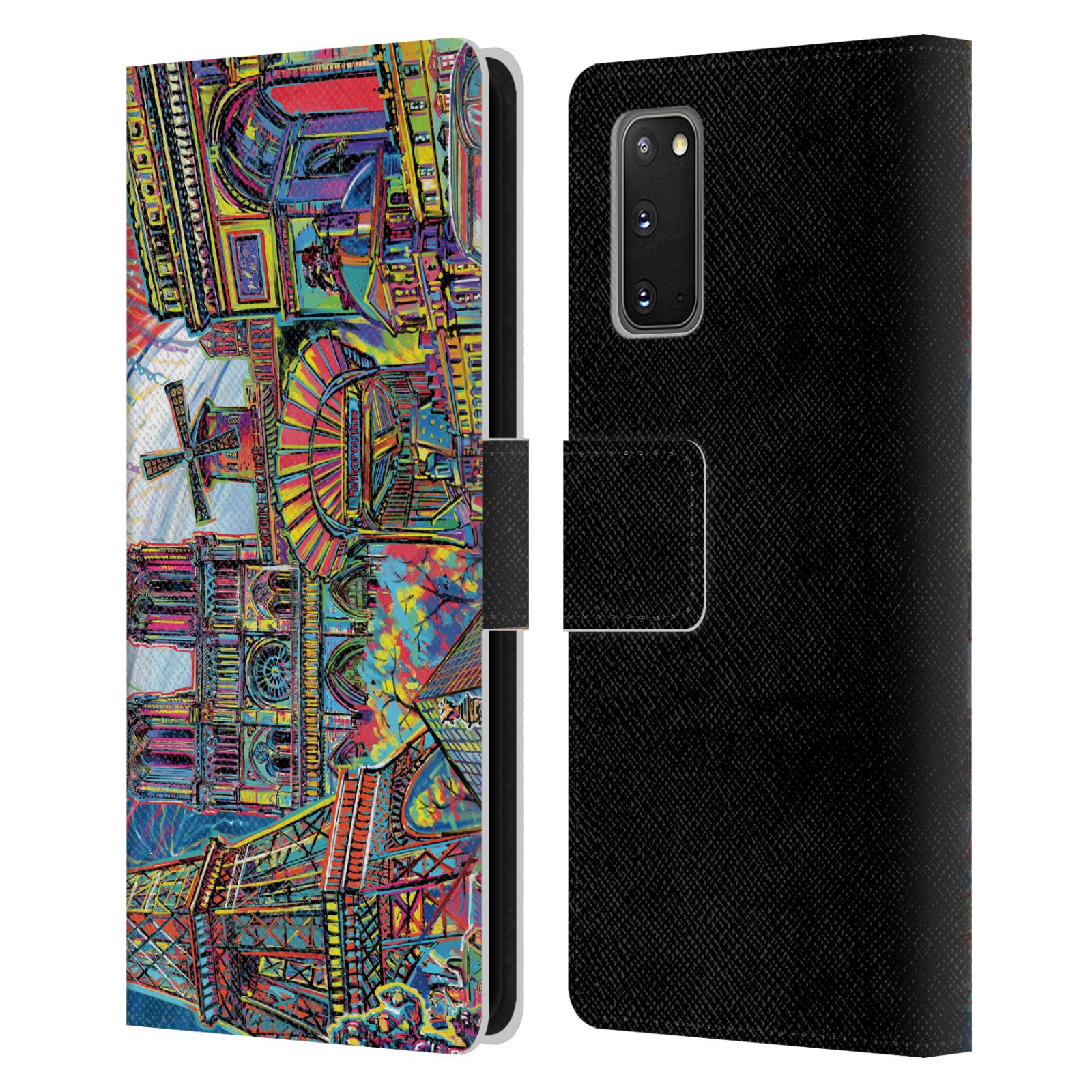 OFFICIËLE P.D. MORENO STEDEN LEDEREN BOOK COVER VOOR SAMSUNG TELEFOONS 1 - Afbeelding 13 van 13
