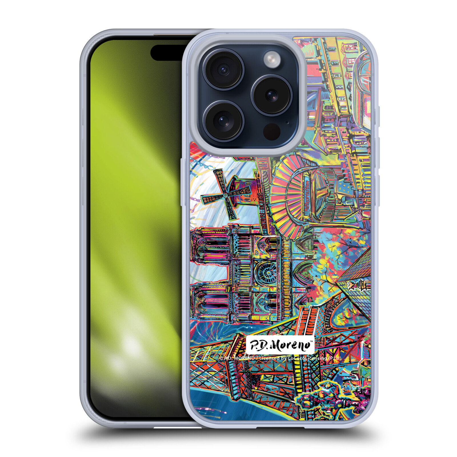 OFFICIAL P.D. MORENO CITIES GEL CASE FOR APPLE iPHONE PHONES - Picture 14 of 15