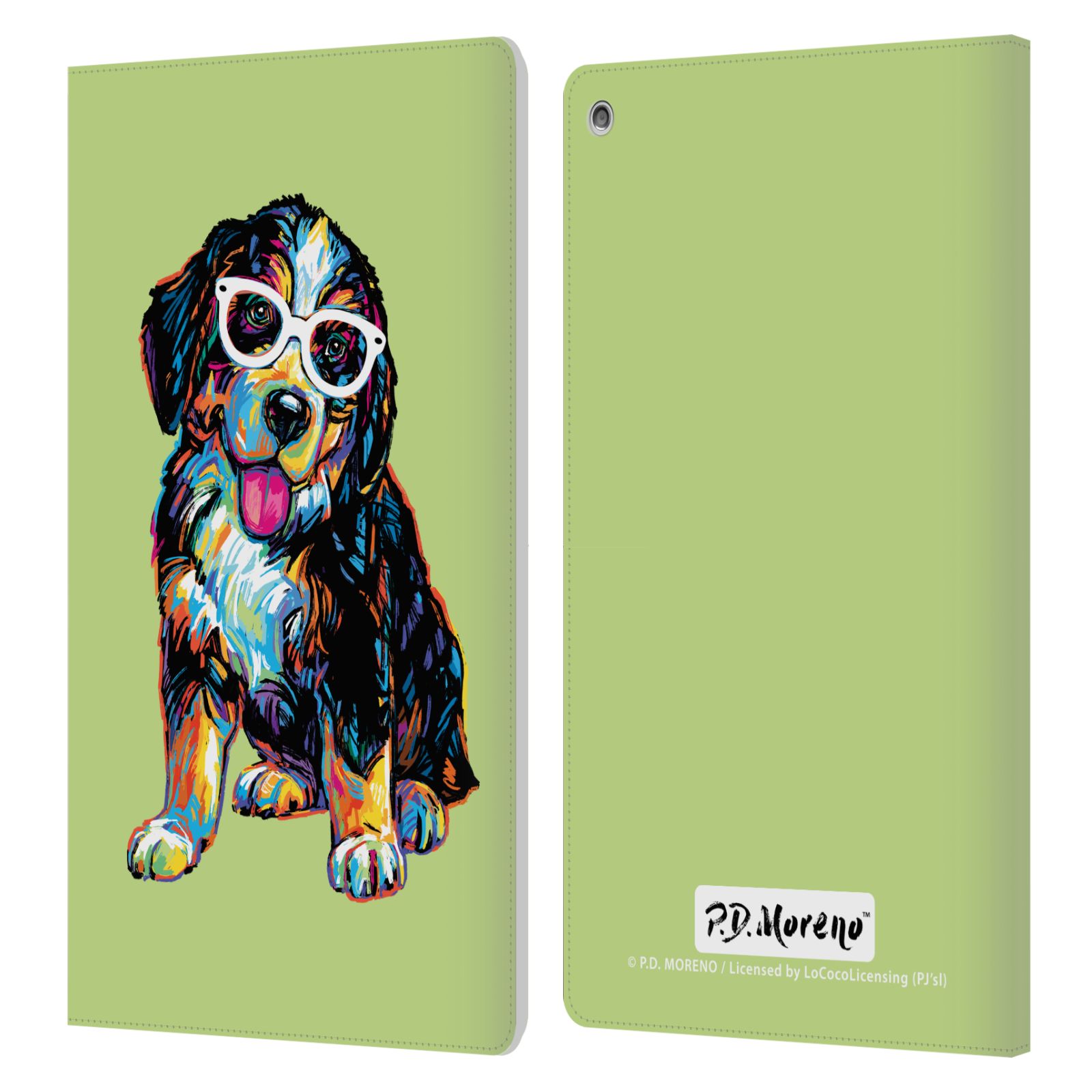 OFFICIAL P.D. MORENO DOGS LEATHER BOOK WALLET CASE COVER FOR AMAZON FIRE - Picture 8 of 20