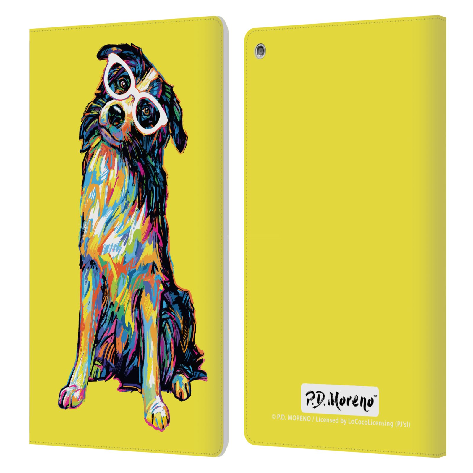 OFFICIAL P.D. MORENO DOGS LEATHER BOOK WALLET CASE COVER FOR AMAZON FIRE - Picture 9 of 20