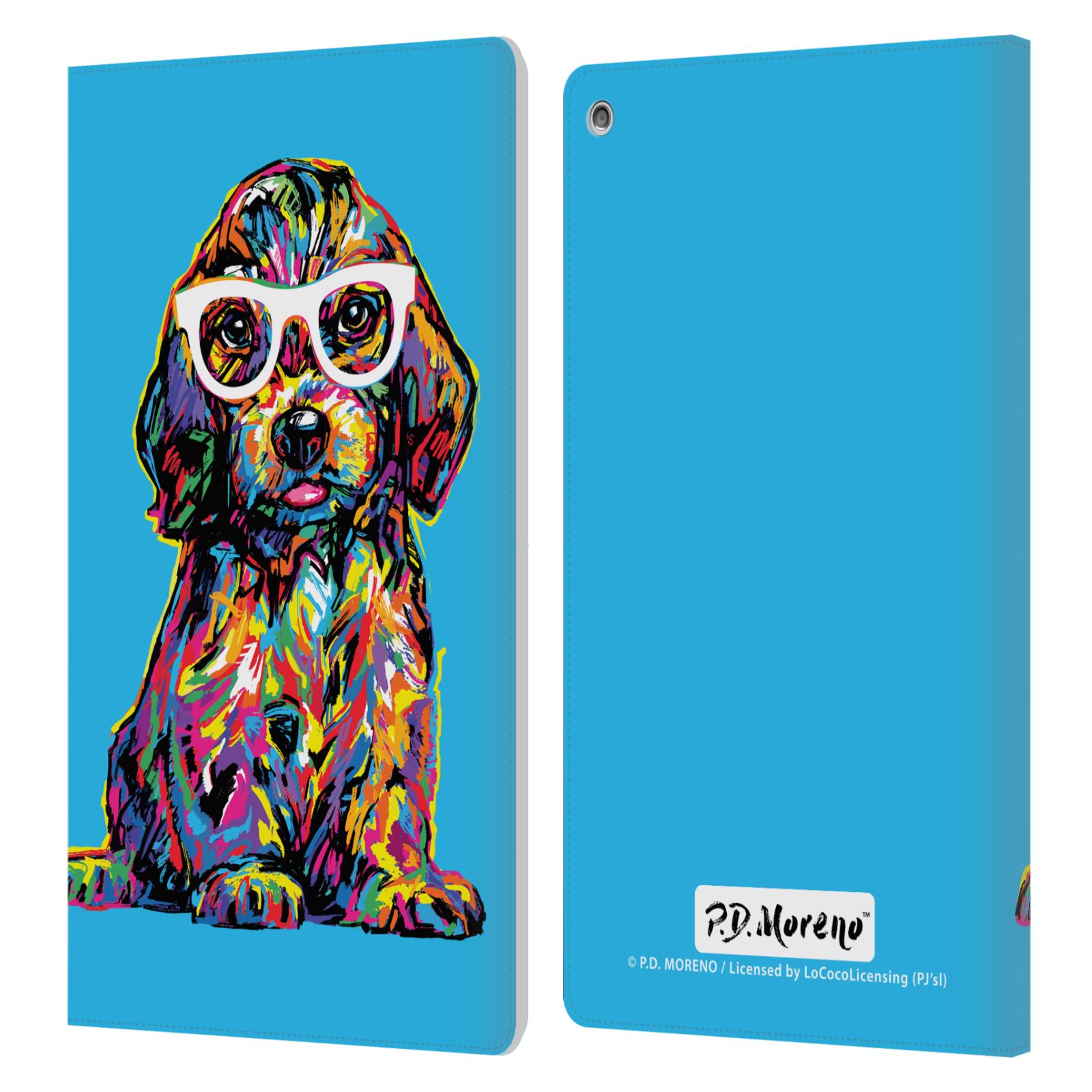 OFFICIAL P.D. MORENO DOGS LEATHER BOOK WALLET CASE COVER FOR AMAZON FIRE - Picture 10 of 20
