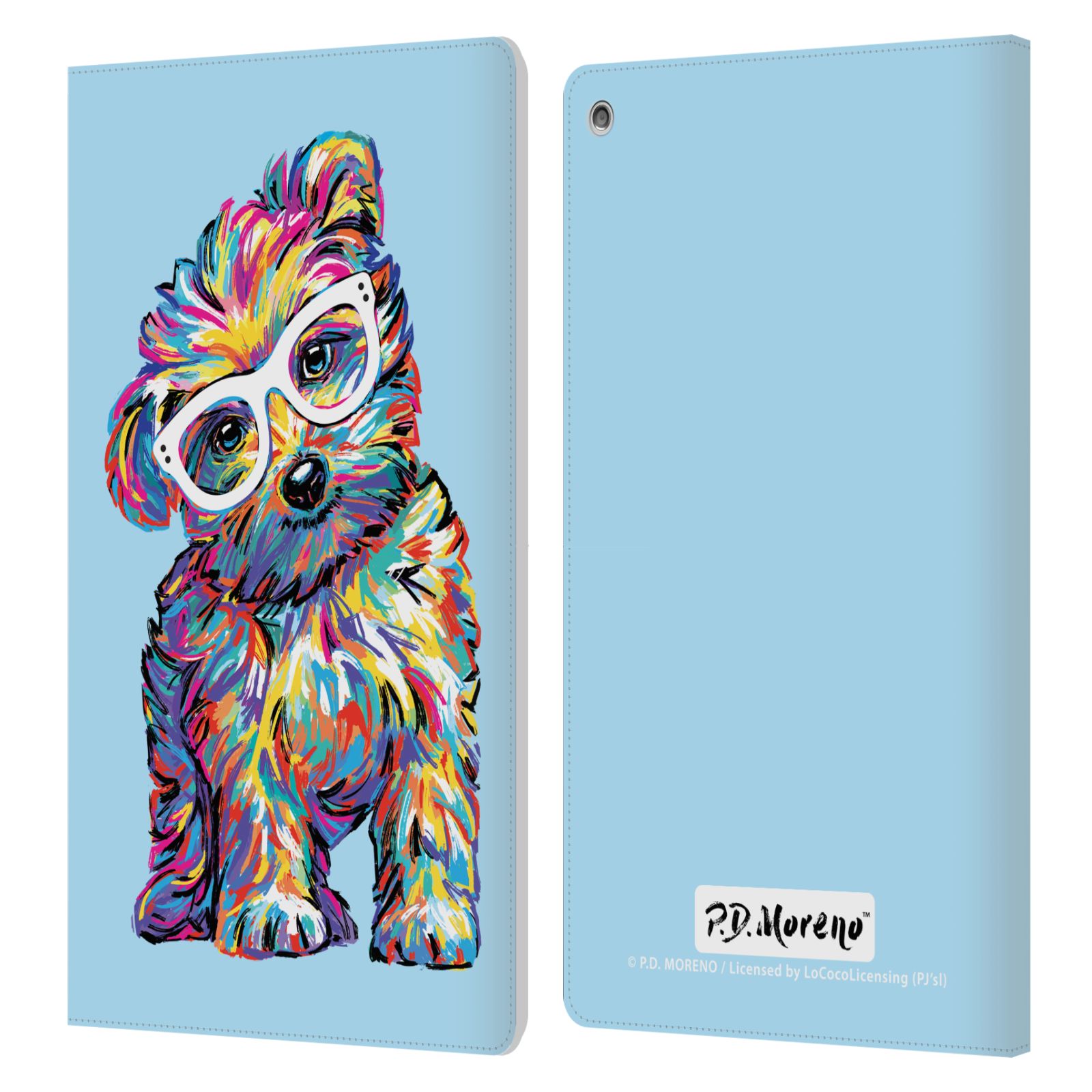 OFFICIAL P.D. MORENO DOGS LEATHER BOOK WALLET CASE COVER FOR AMAZON FIRE - Picture 14 of 20