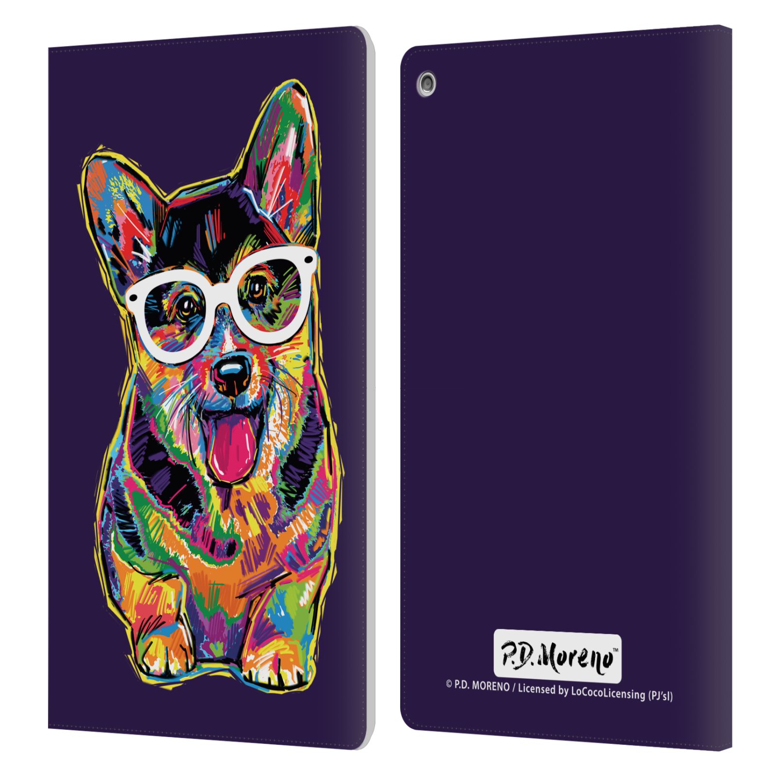 OFFICIAL P.D. MORENO DOGS LEATHER BOOK WALLET CASE COVER FOR AMAZON FIRE - Picture 15 of 20