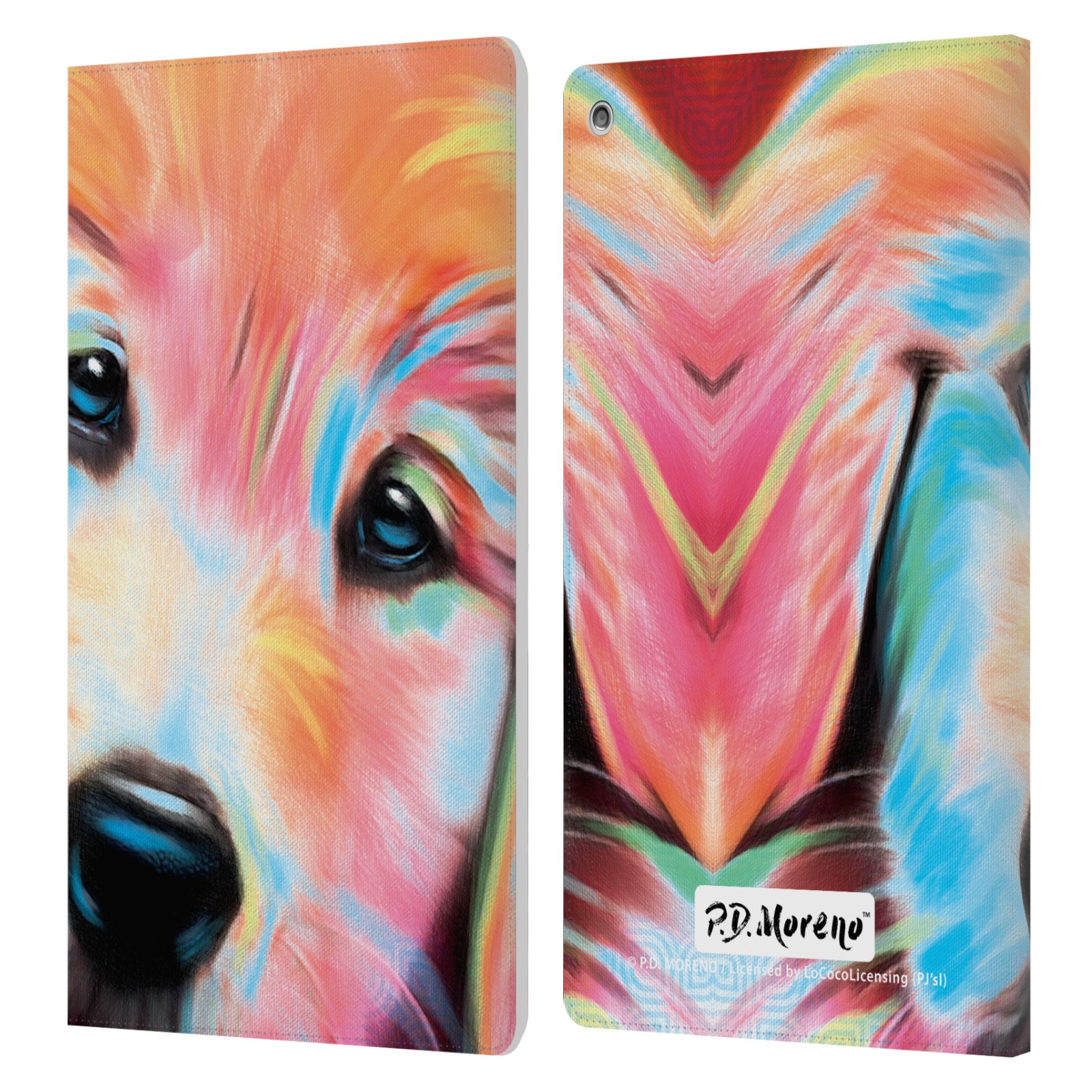 OFFICIAL P.D. MORENO DOGS LEATHER BOOK WALLET CASE COVER FOR AMAZON FIRE - Picture 17 of 20