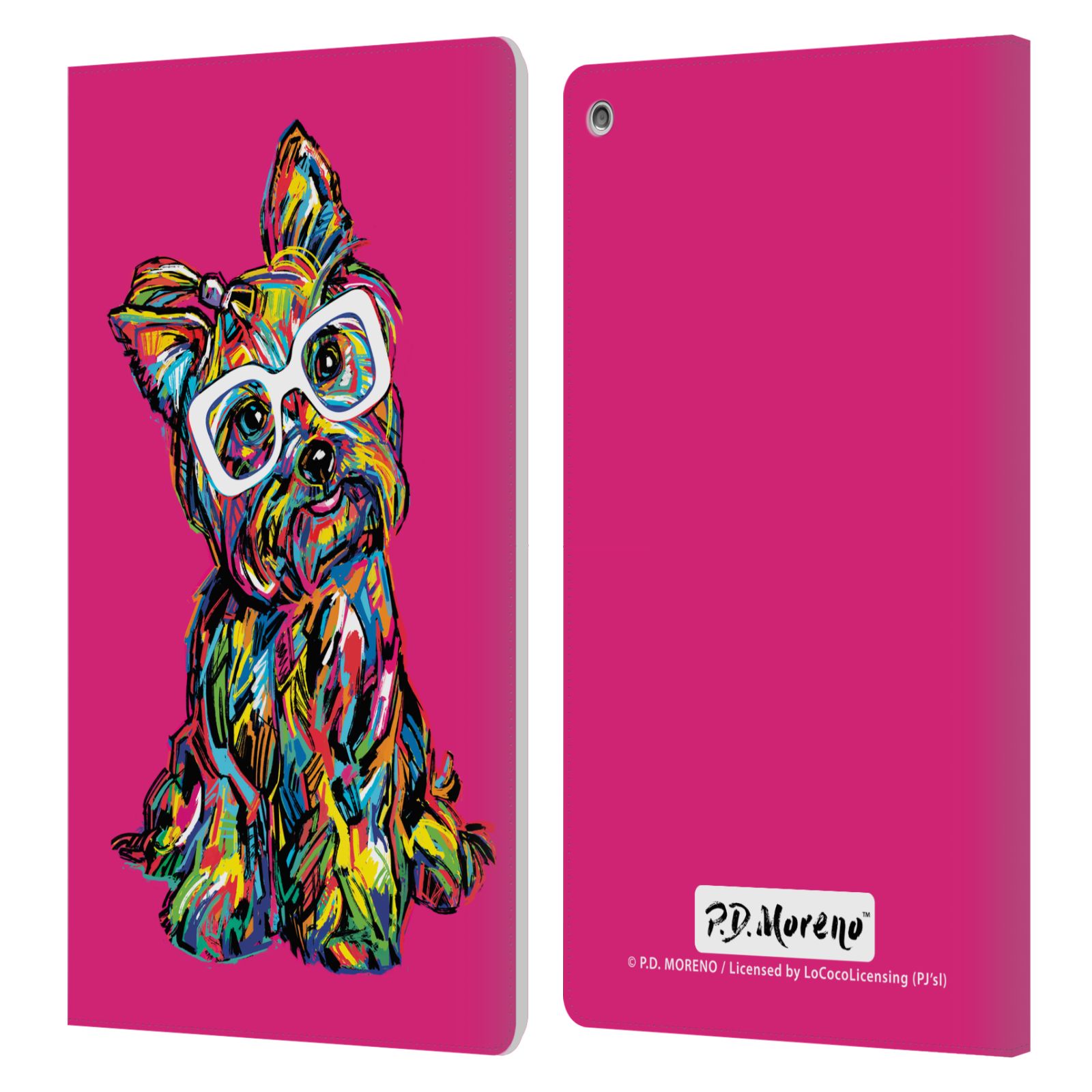 OFFICIAL P.D. MORENO DOGS LEATHER BOOK WALLET CASE COVER FOR AMAZON FIRE - Picture 20 of 20