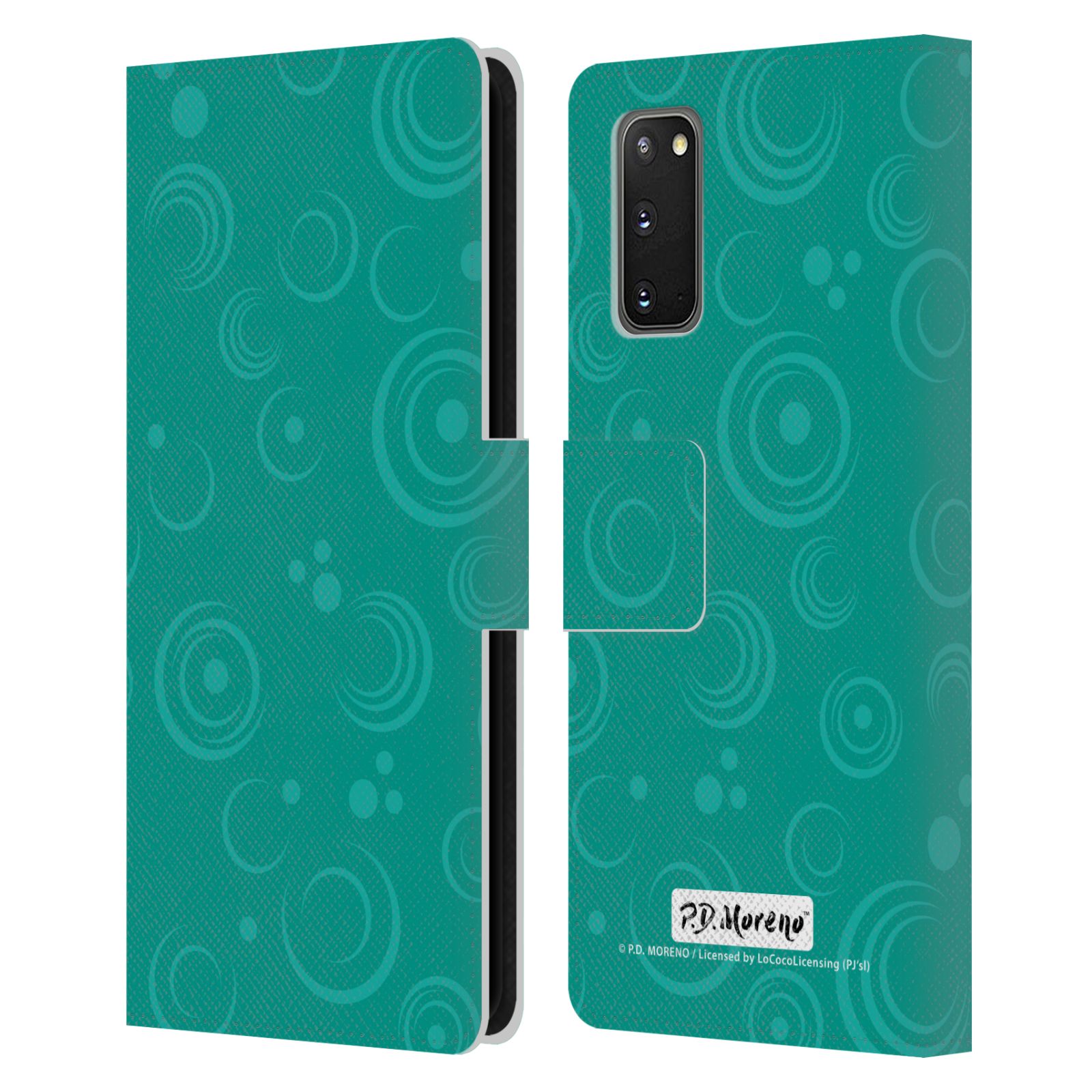 OFFICIËLE P.D. MORENO PATRONEN LEDEREN BOOK COVER VOOR SAMSUNG TELEFOONS 1 - Afbeelding 7 van 13