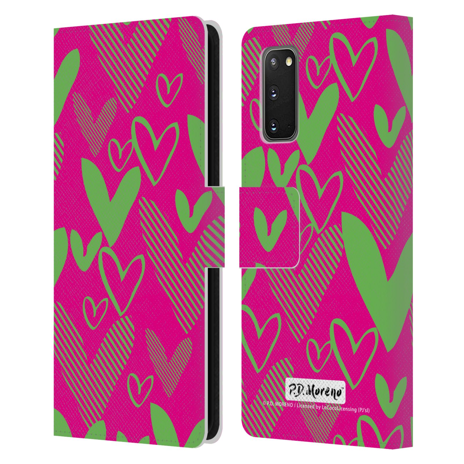 OFFICIËLE P.D. MORENO PATRONEN LEDEREN BOOK COVER VOOR SAMSUNG TELEFOONS 1 - Afbeelding 8 van 13