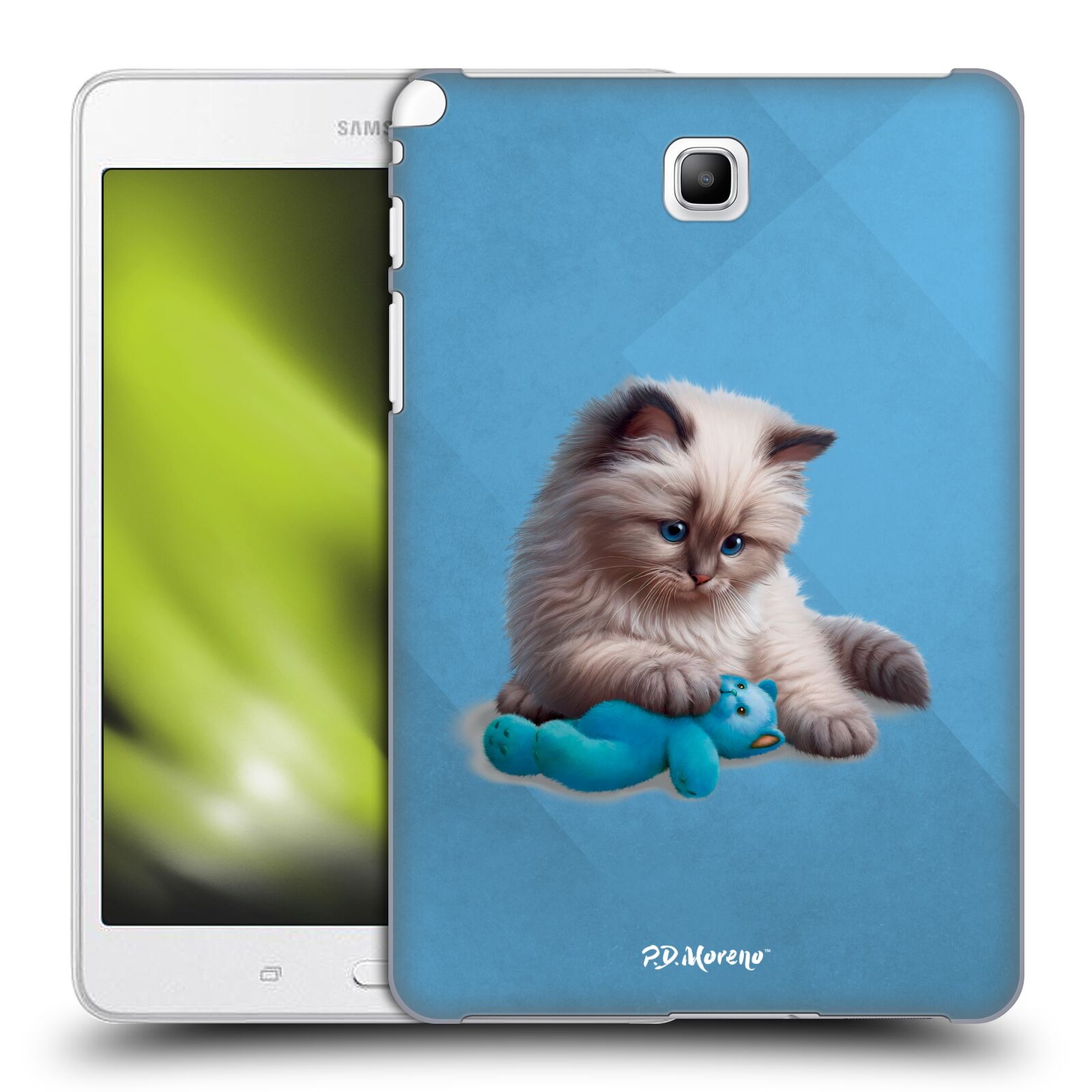 OFFICIAL P.D. MORENO PLAY CAT ARTWORK HARD BACK CASE FOR SAMSUNG TABLETS 1 - Picture 8 of 20