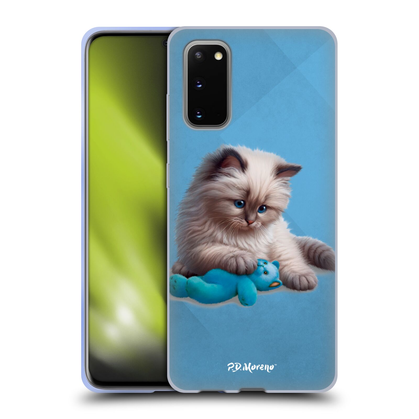 OFFICIAL P.D. MORENO PLAY CAT ARTWORK SOFT GEL CASE FOR SAMSUNG PHONES 1