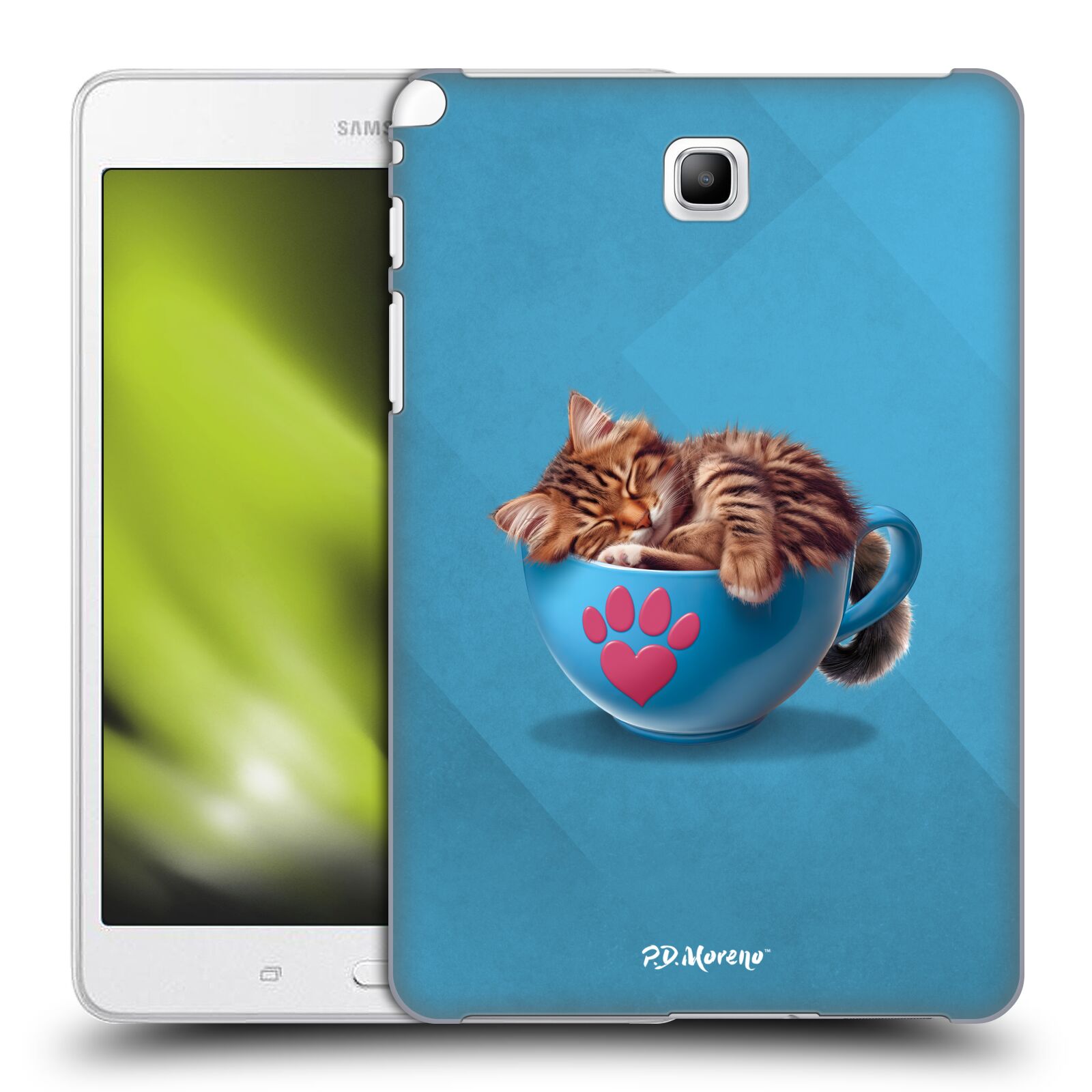 OFFICIAL P.D. MORENO PLAY CAT ARTWORK HARD BACK CASE FOR SAMSUNG TABLETS 1 - Picture 9 of 20