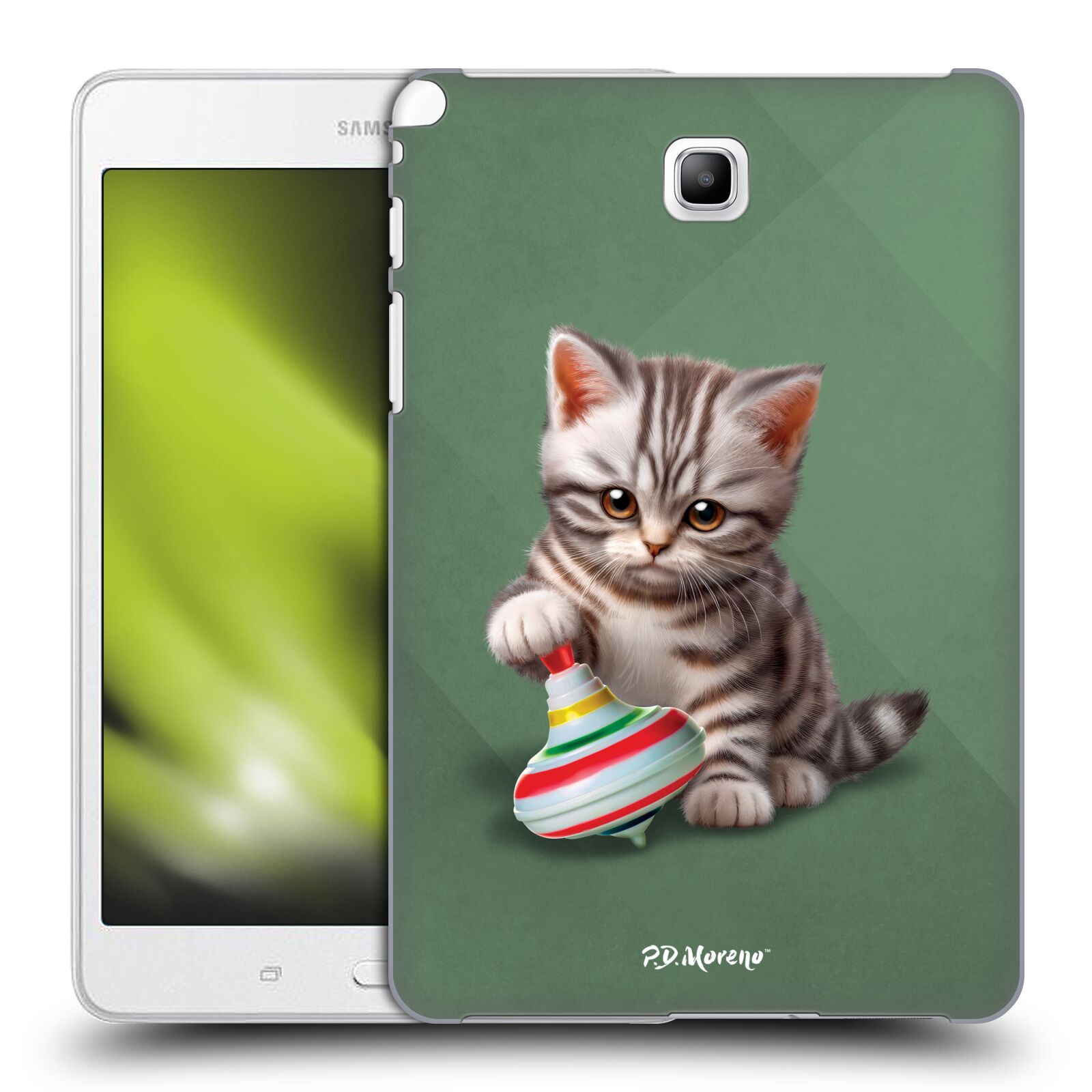 OFFICIAL P.D. MORENO PLAY CAT ARTWORK HARD BACK CASE FOR SAMSUNG TABLETS 1 - Picture 14 of 20