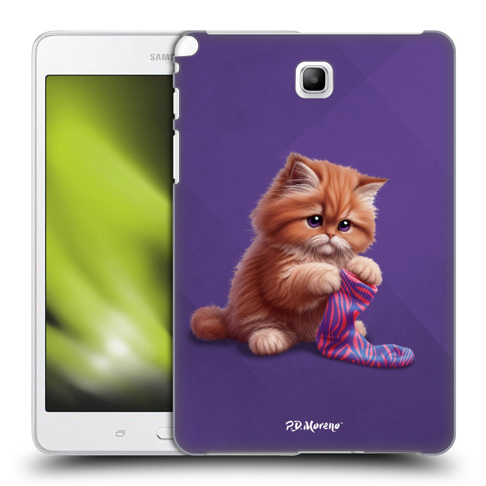 OFFICIAL P.D. MORENO PLAY CAT ARTWORK HARD BACK CASE FOR SAMSUNG TABLETS 1 - Picture 13 of 20