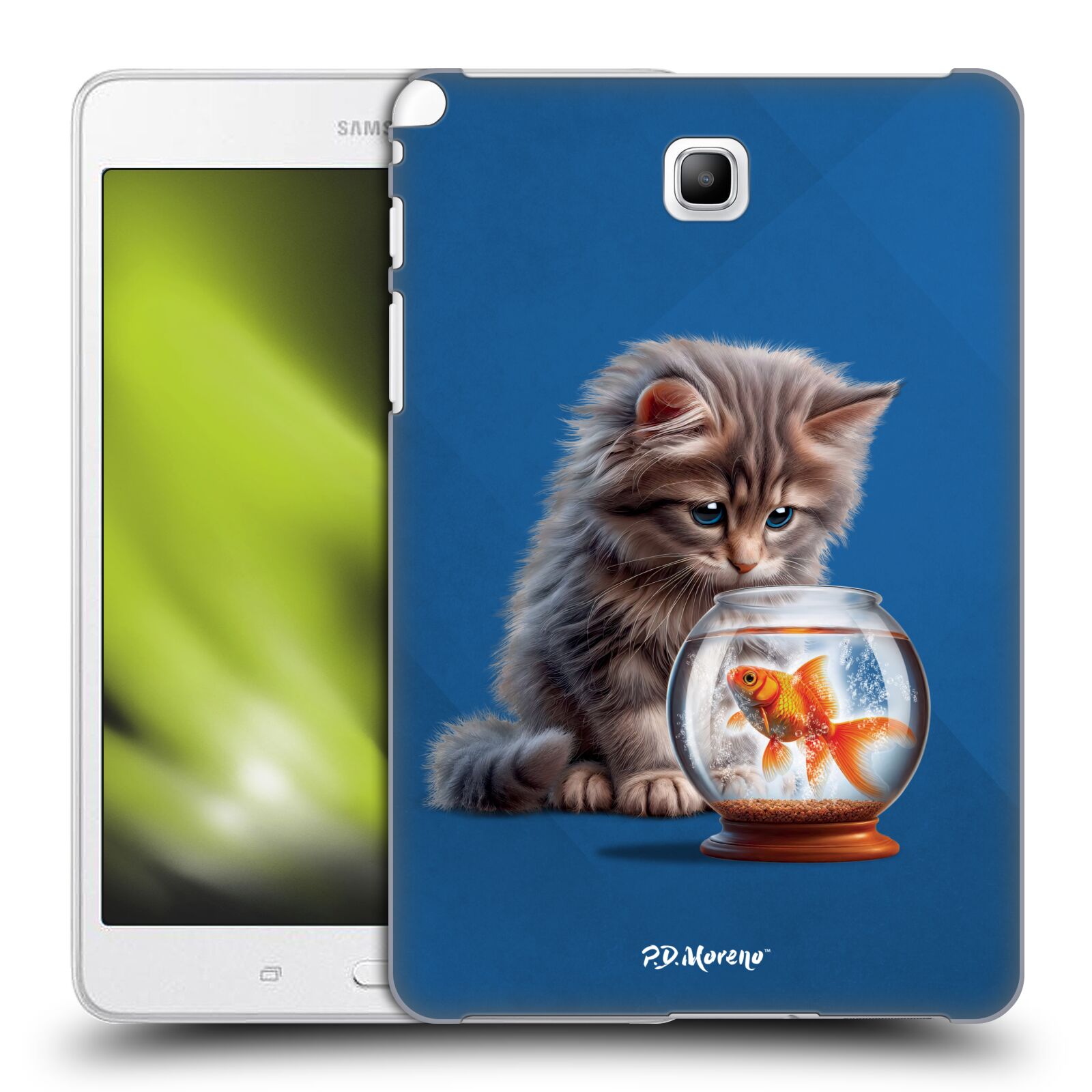 OFFICIAL P.D. MORENO PLAY CAT ARTWORK HARD BACK CASE FOR SAMSUNG TABLETS 1 - Picture 15 of 20