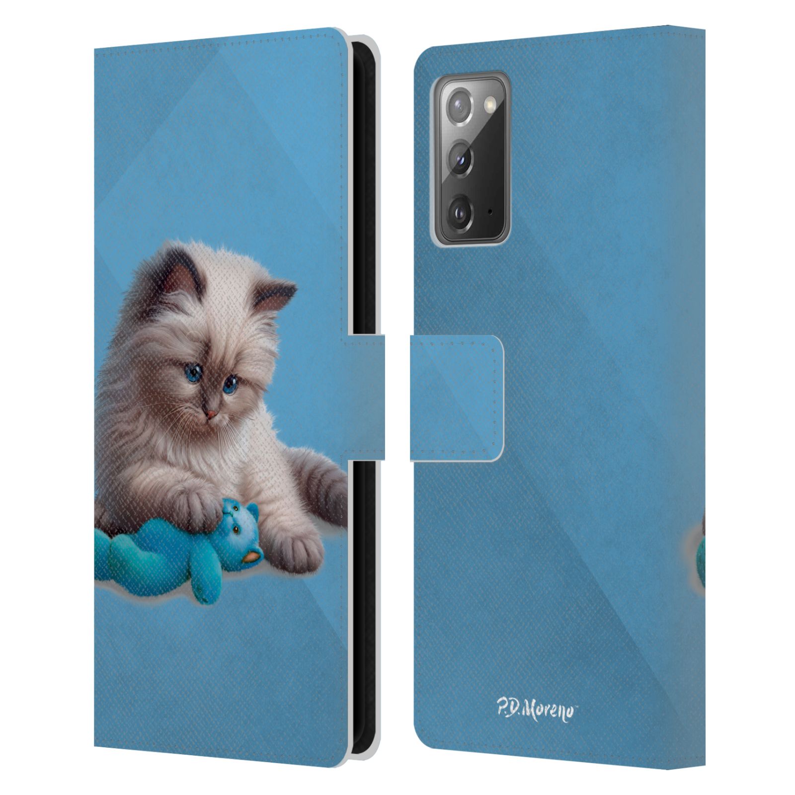 P.D. MORENO PLAY CAT ARTWORK LEATHER BOOK WALLET CASE COVER FOR SAMSUNG PHONES 2 - Picture 7 of 19
