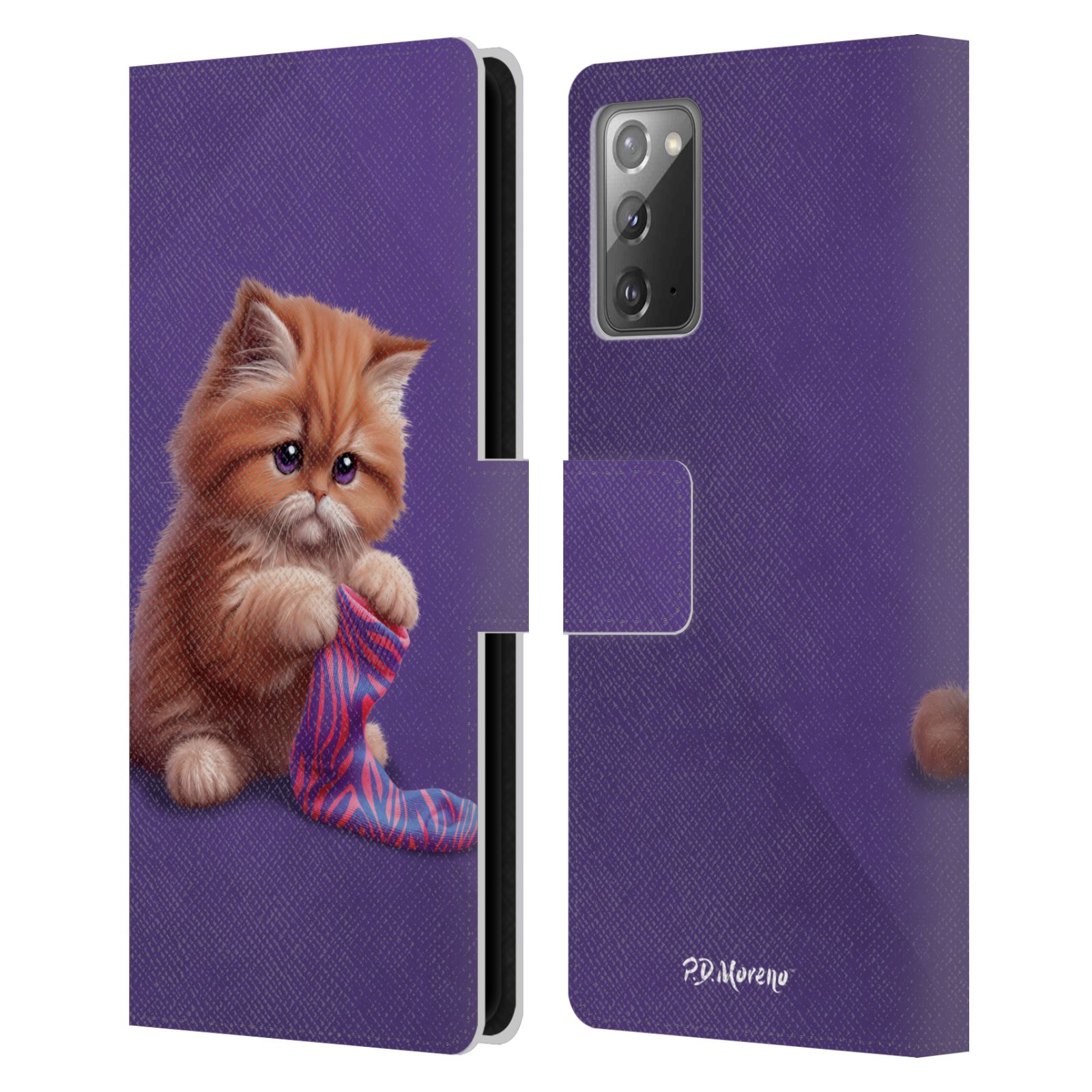 P.D. MORENO PLAY CAT ARTWORK LEATHER BOOK WALLET CASE COVER FOR SAMSUNG PHONES 2 - Picture 12 of 19