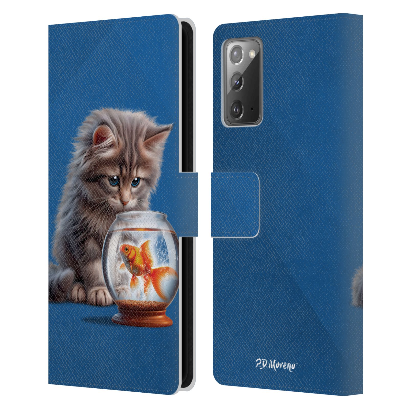 P.D. MORENO PLAY CAT ARTWORK LEATHER BOOK WALLET CASE COVER FOR SAMSUNG PHONES 2 - Picture 14 of 19