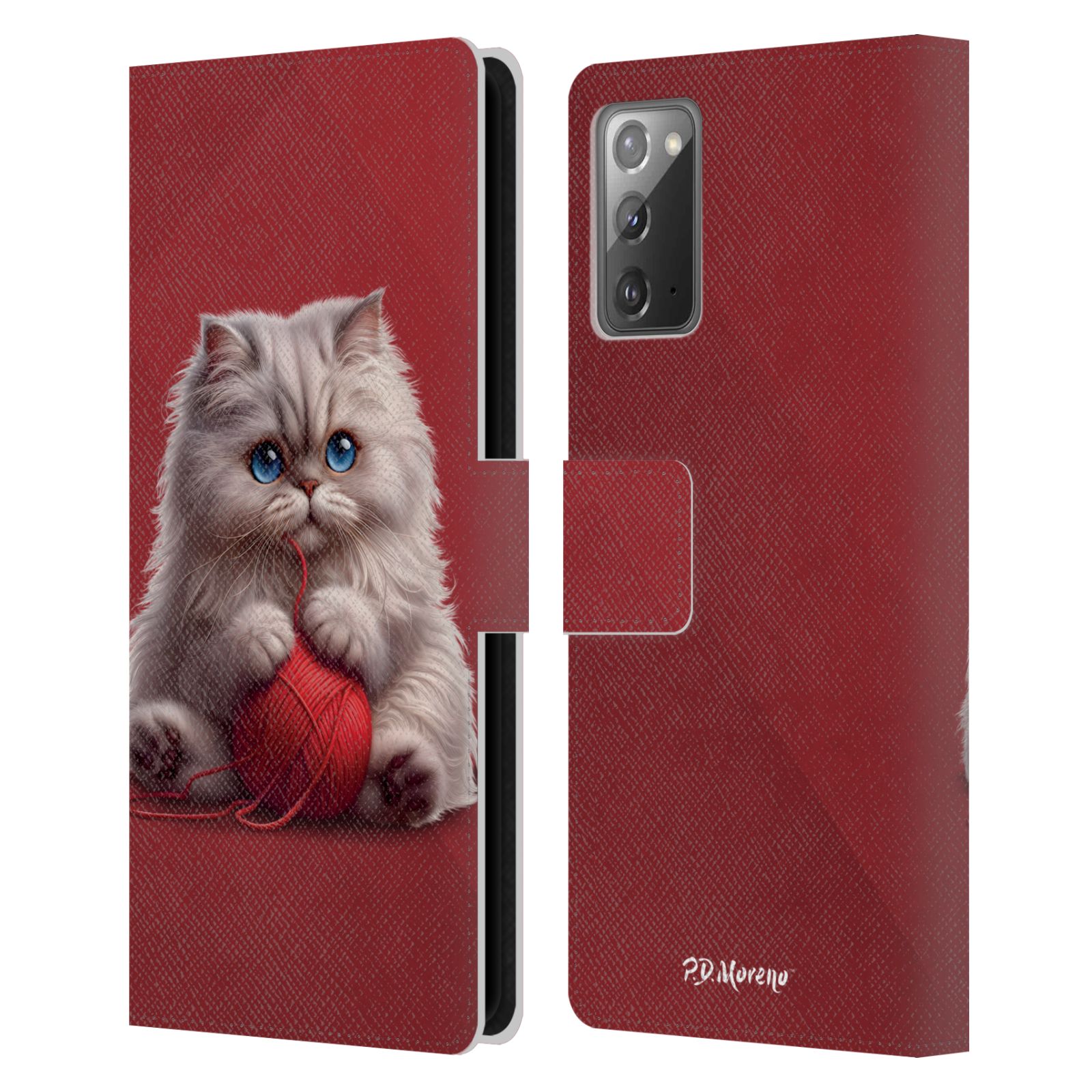 P.D. MORENO PLAY CAT ARTWORK LEATHER BOOK WALLET CASE COVER FOR SAMSUNG PHONES 2 - Picture 15 of 19