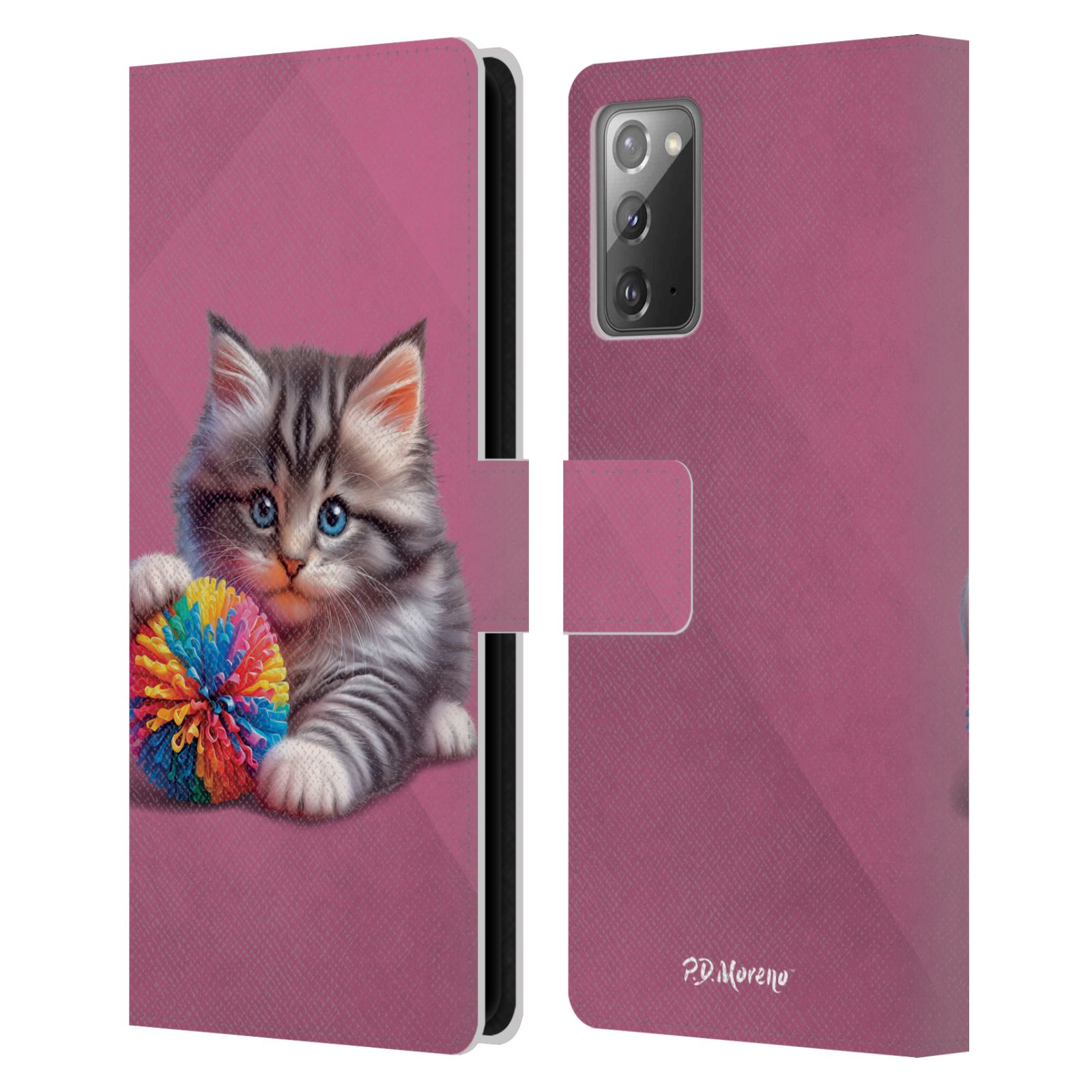 P.D. MORENO PLAY CAT ARTWORK LEATHER BOOK WALLET CASE COVER FOR SAMSUNG PHONES 2 - Picture 16 of 19