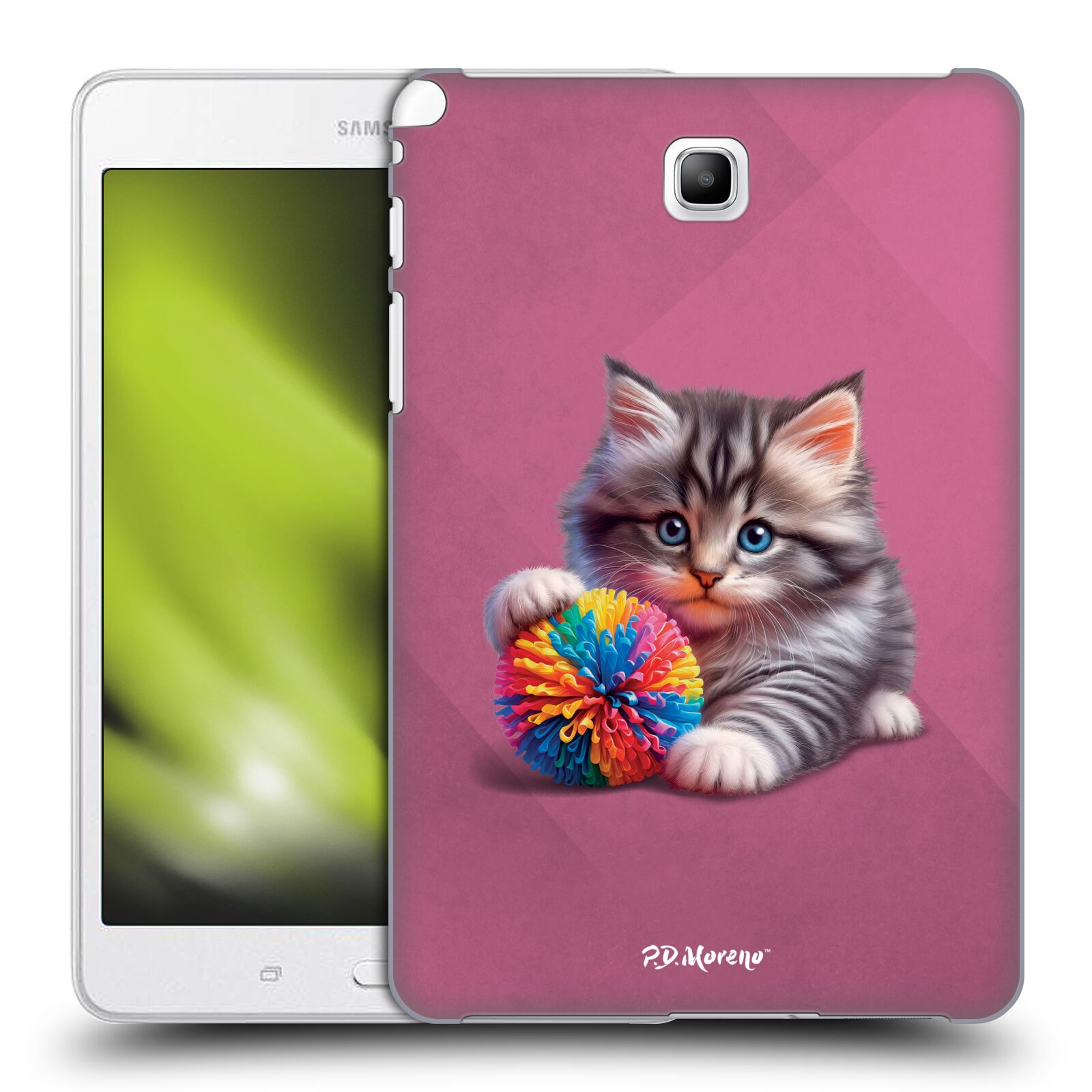 OFFICIAL P.D. MORENO PLAY CAT ARTWORK HARD BACK CASE FOR SAMSUNG TABLETS 1 - Picture 17 of 20