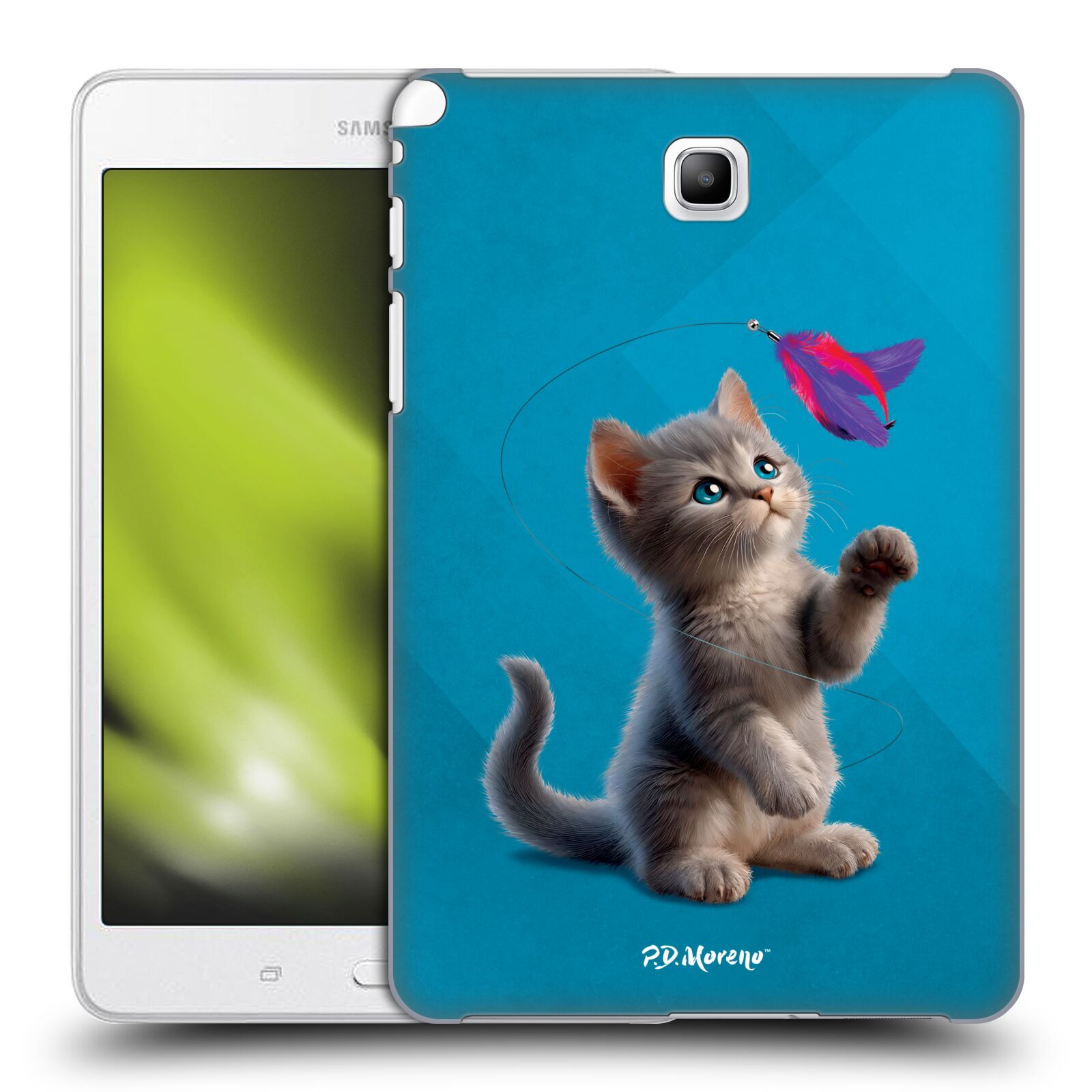 OFFICIAL P.D. MORENO PLAY CAT ARTWORK HARD BACK CASE FOR SAMSUNG TABLETS 1 - Picture 18 of 20