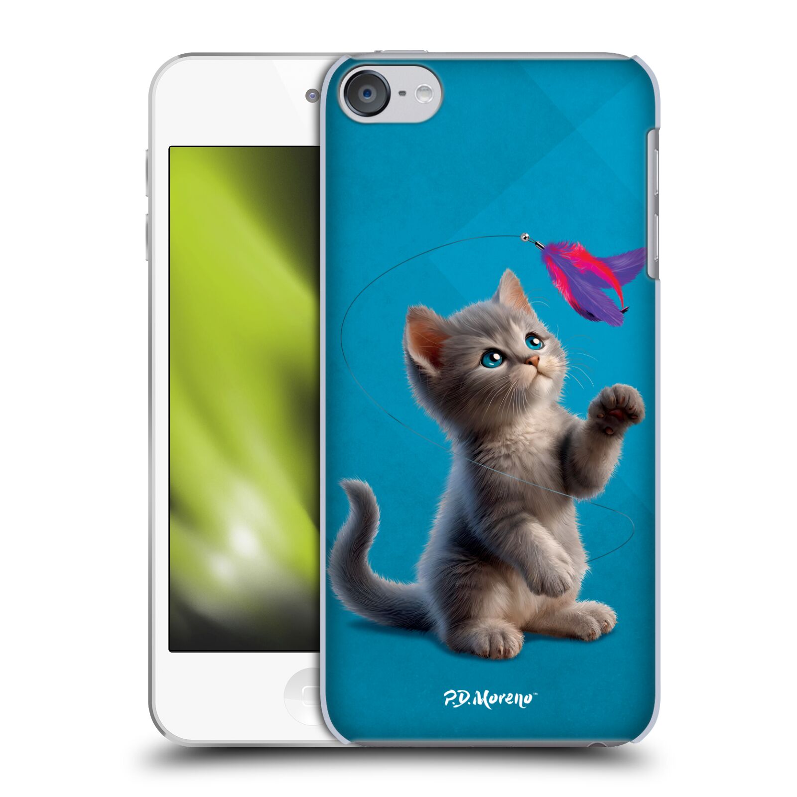 OFFICIAL P.D. MORENO PLAY CAT ARTWORK HARD BACK CASE FOR APPLE iPOD TOUCH MP3 - Picture 18 of 20