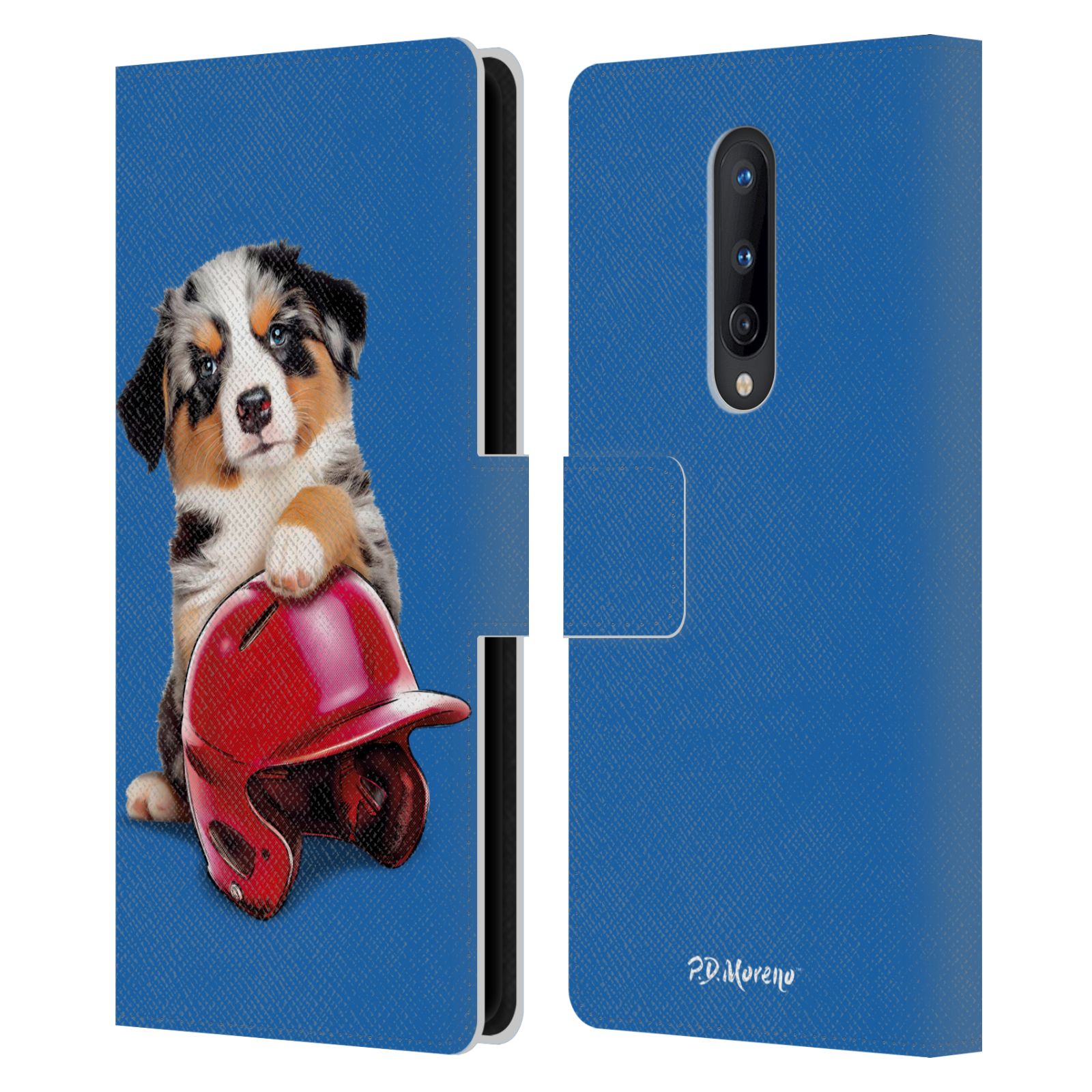 OFFICIAL P.D. MORENO SPORT PUPPIES LEATHER BOOK CASE FOR ONEPLUS PHONES - Picture 7 of 18