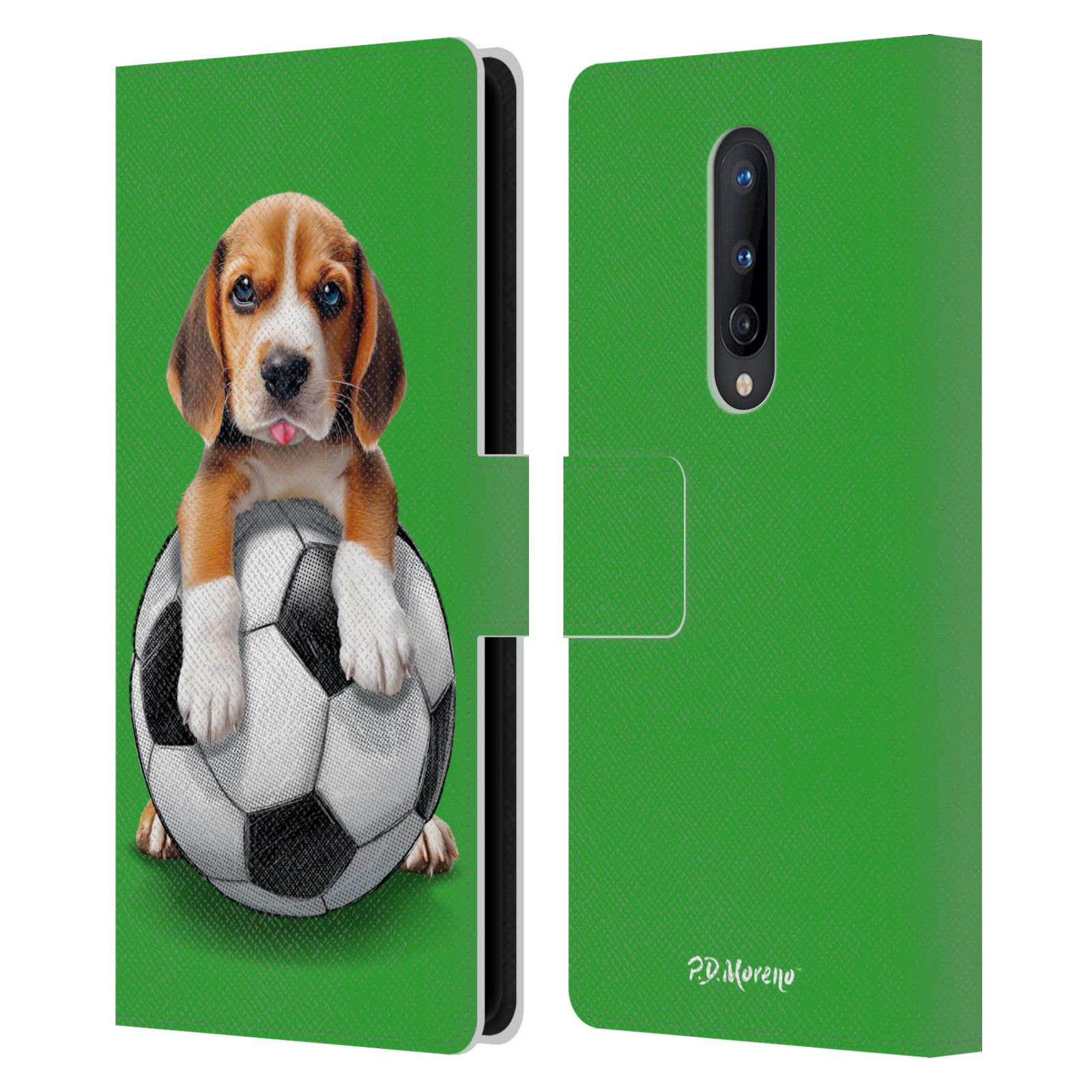 OFFICIAL P.D. MORENO SPORT PUPPIES LEATHER BOOK CASE FOR ONEPLUS PHONES - Picture 8 of 18
