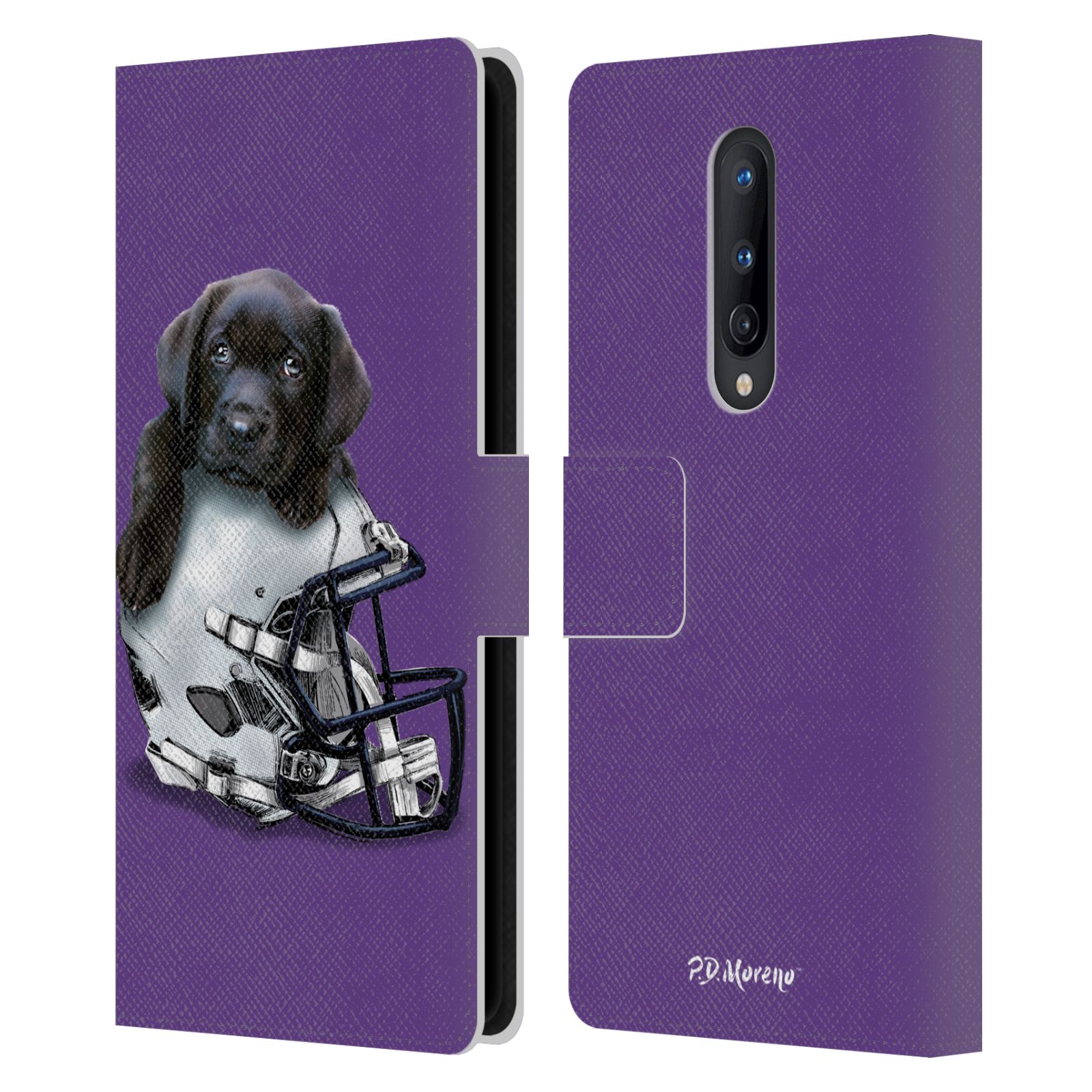 OFFICIAL P.D. MORENO SPORT PUPPIES LEATHER BOOK CASE FOR ONEPLUS PHONES - Picture 9 of 18