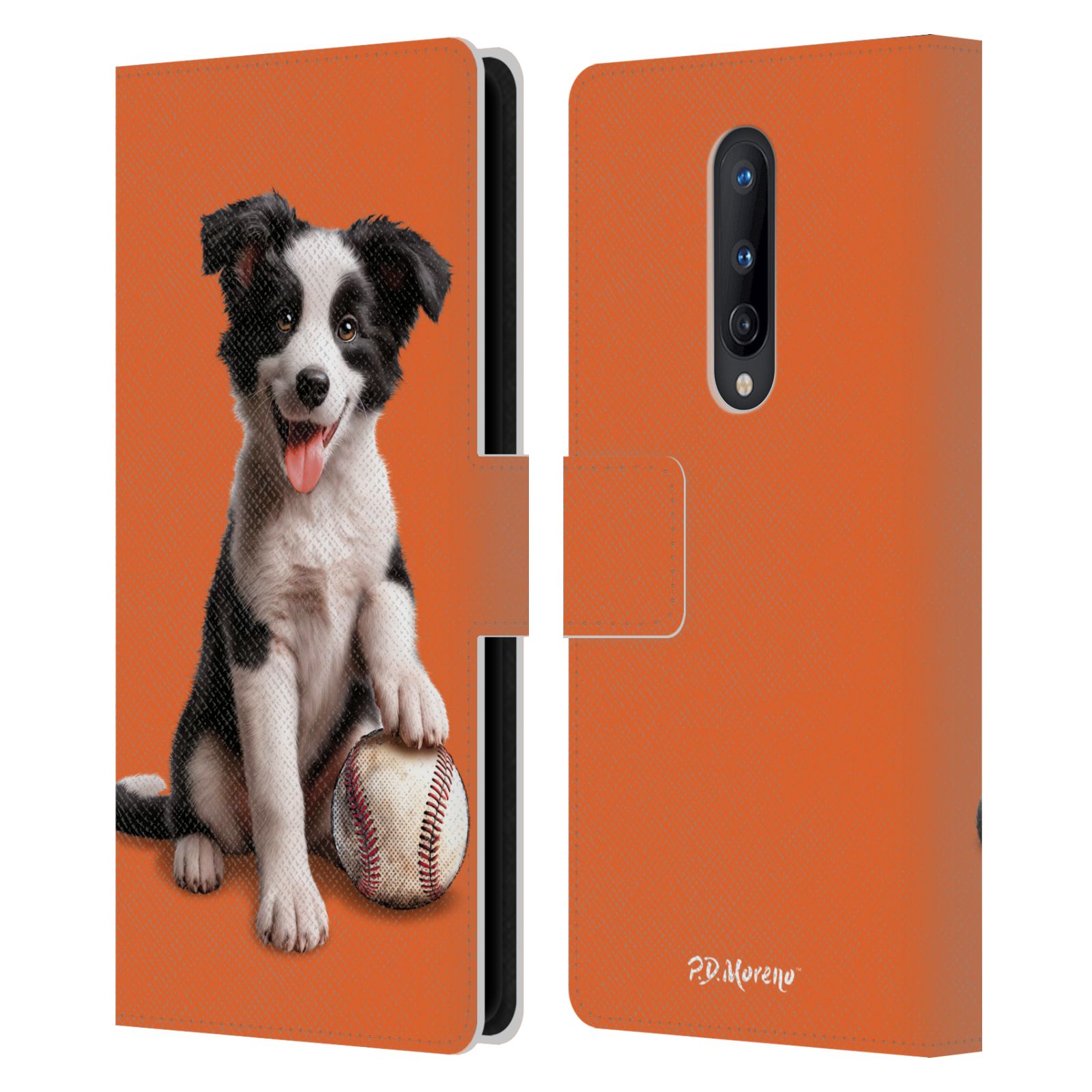 OFFICIAL P.D. MORENO SPORT PUPPIES LEATHER BOOK CASE FOR ONEPLUS PHONES - Picture 10 of 18
