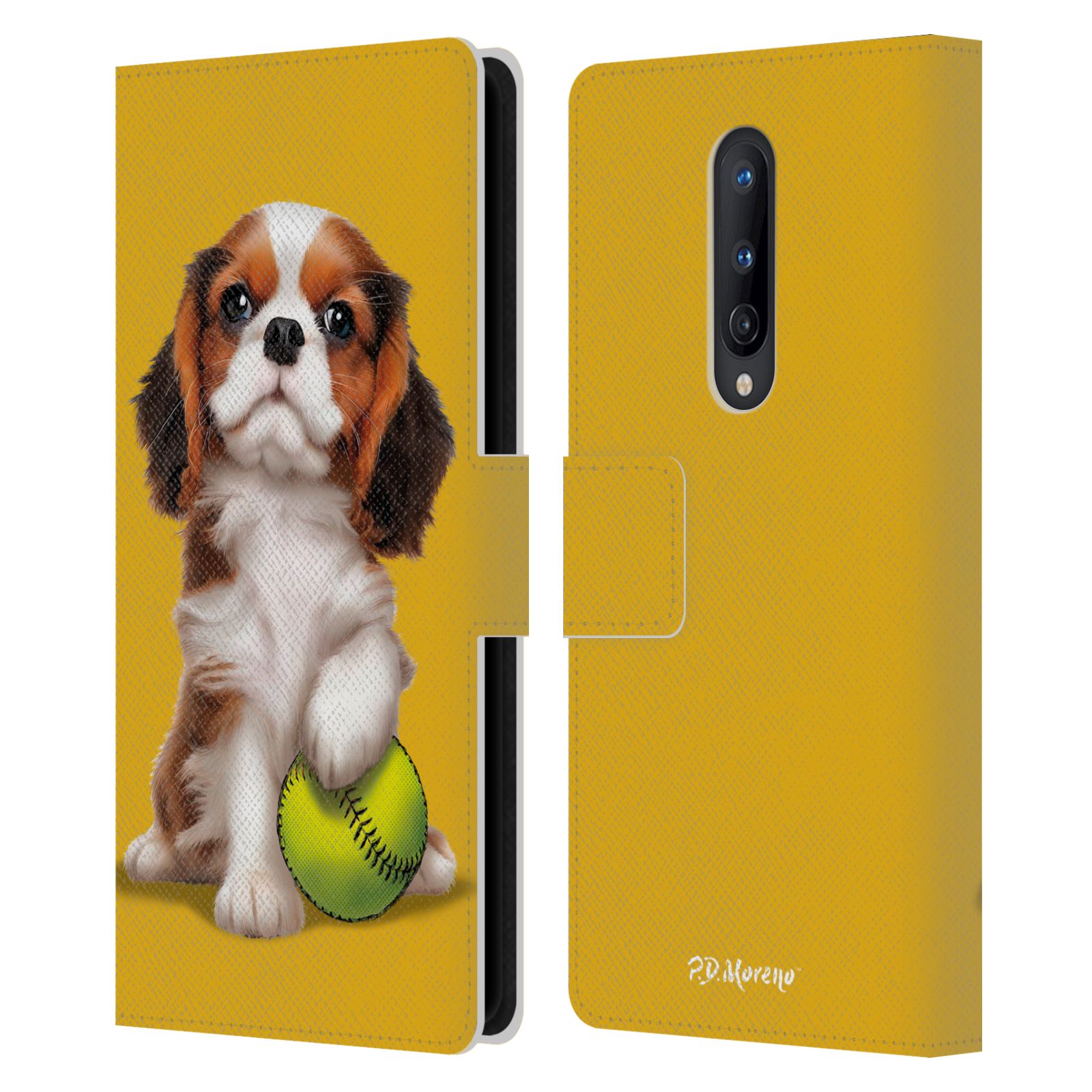 OFFICIAL P.D. MORENO SPORT PUPPIES LEATHER BOOK CASE FOR ONEPLUS PHONES - Picture 11 of 18
