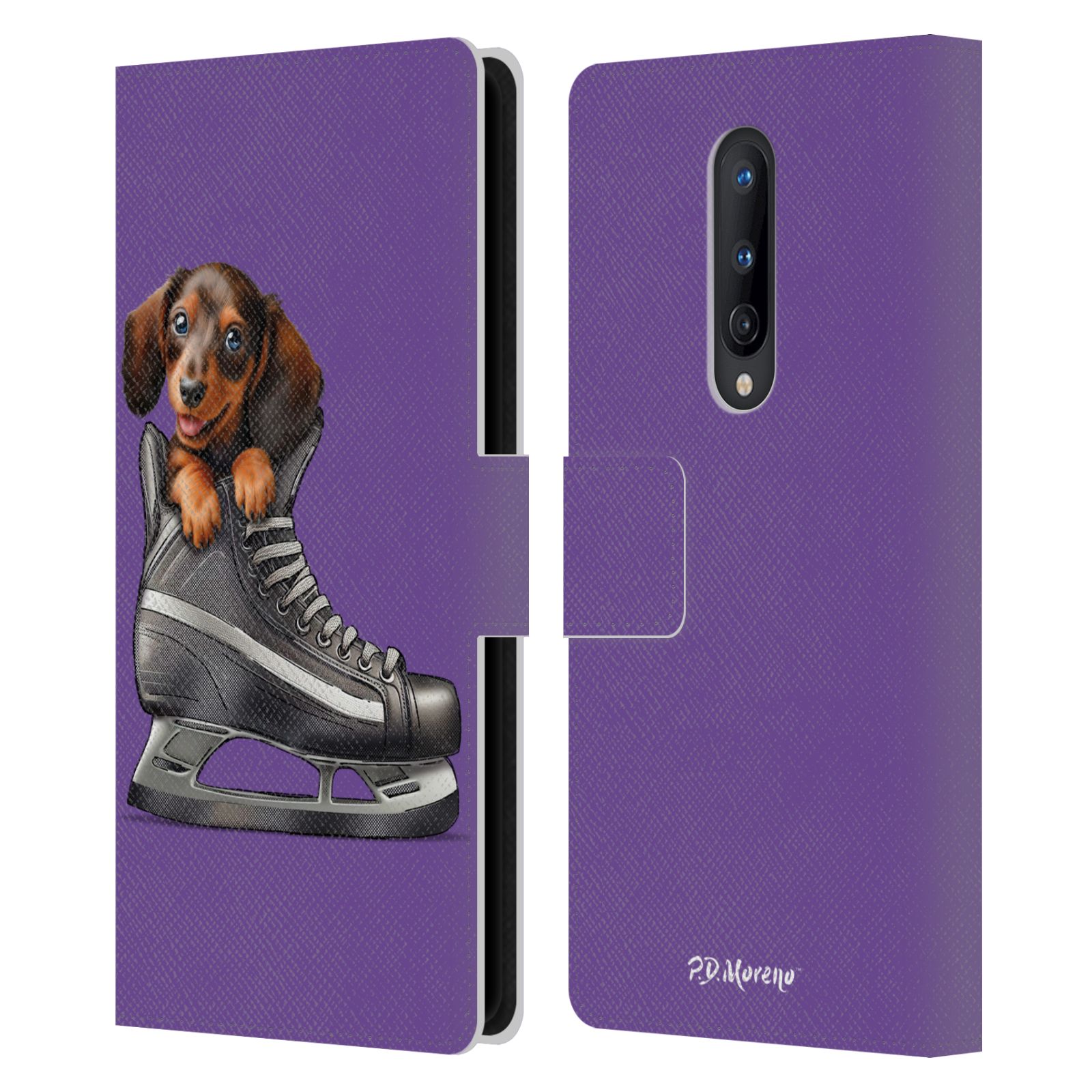 OFFICIAL P.D. MORENO SPORT PUPPIES LEATHER BOOK CASE FOR ONEPLUS PHONES - Picture 13 of 18