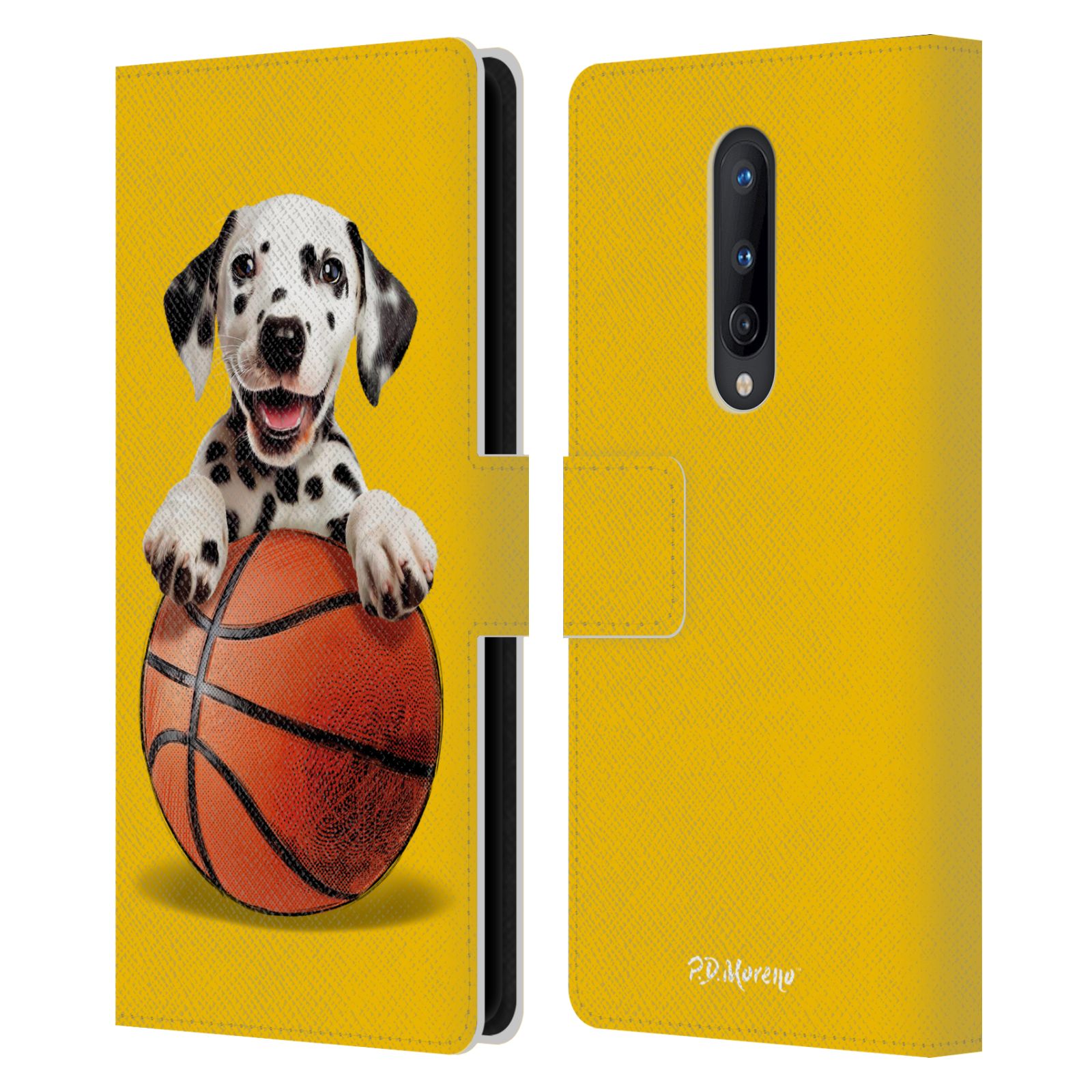 OFFICIAL P.D. MORENO SPORT PUPPIES LEATHER BOOK CASE FOR ONEPLUS PHONES - Picture 14 of 18