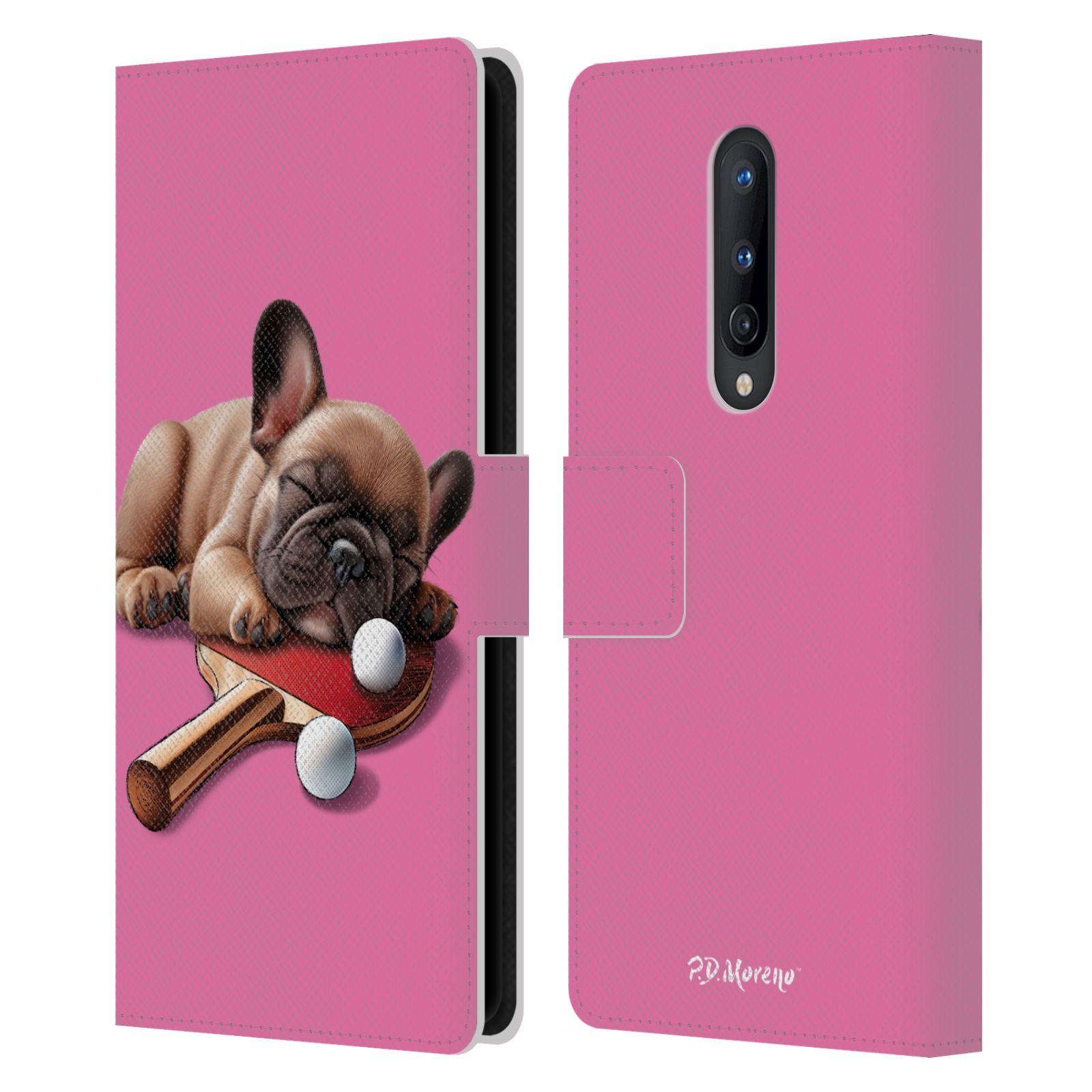 OFFICIAL P.D. MORENO SPORT PUPPIES LEATHER BOOK CASE FOR ONEPLUS PHONES - Picture 15 of 18